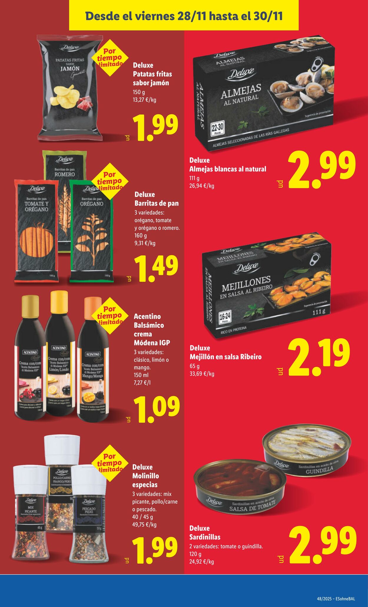 Folleto Lidl 24.11.2025 - 30.11.2025