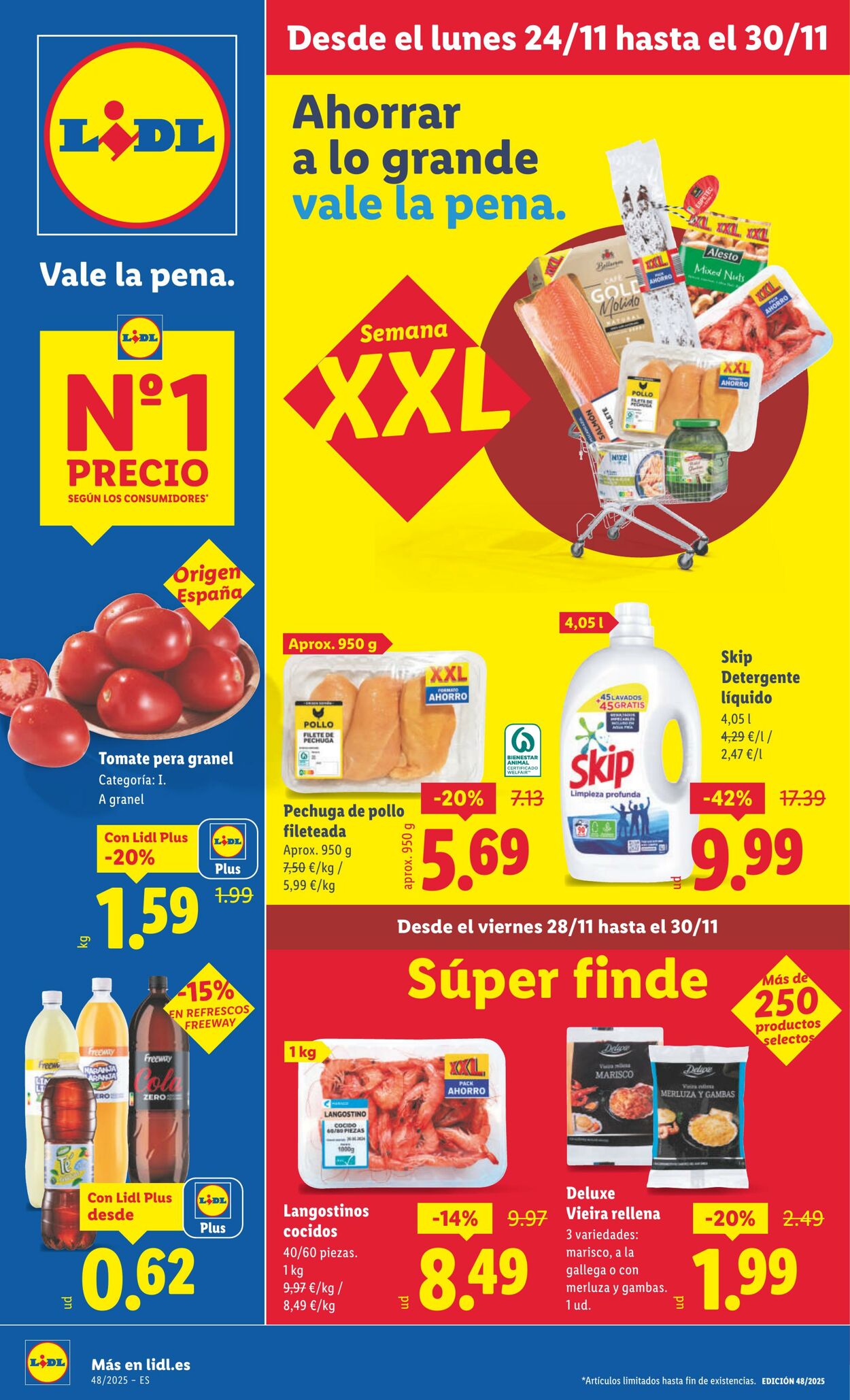 Folleto Lidl 24.11.2025 - 30.11.2025
