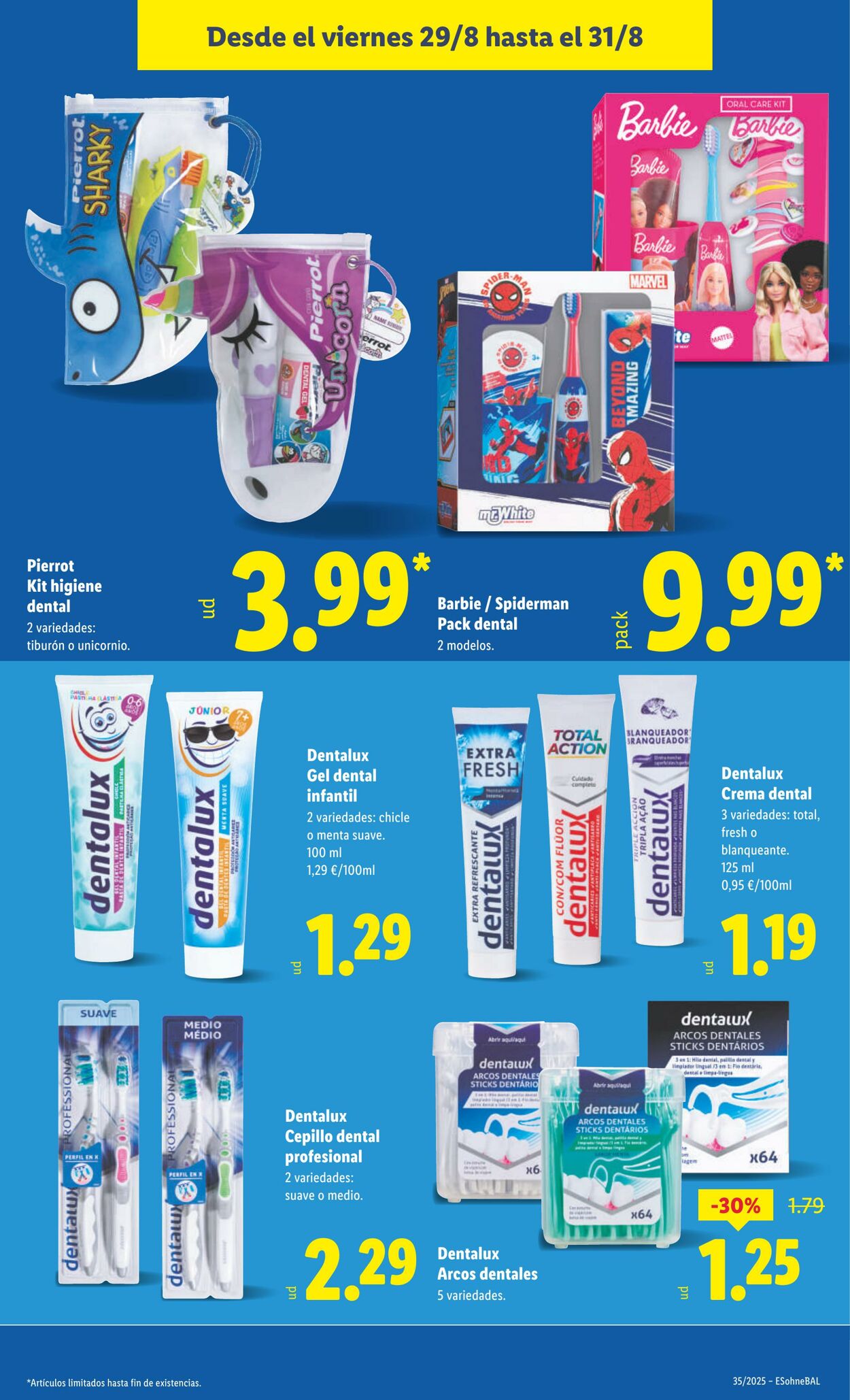Folleto Lidl 25.08.2025 - 31.08.2025