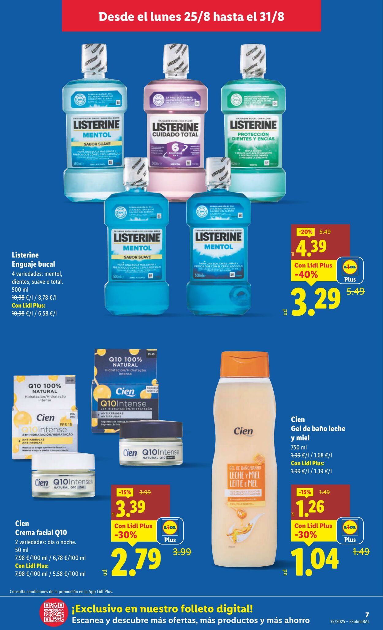 Folleto Lidl 25.08.2025 - 31.08.2025