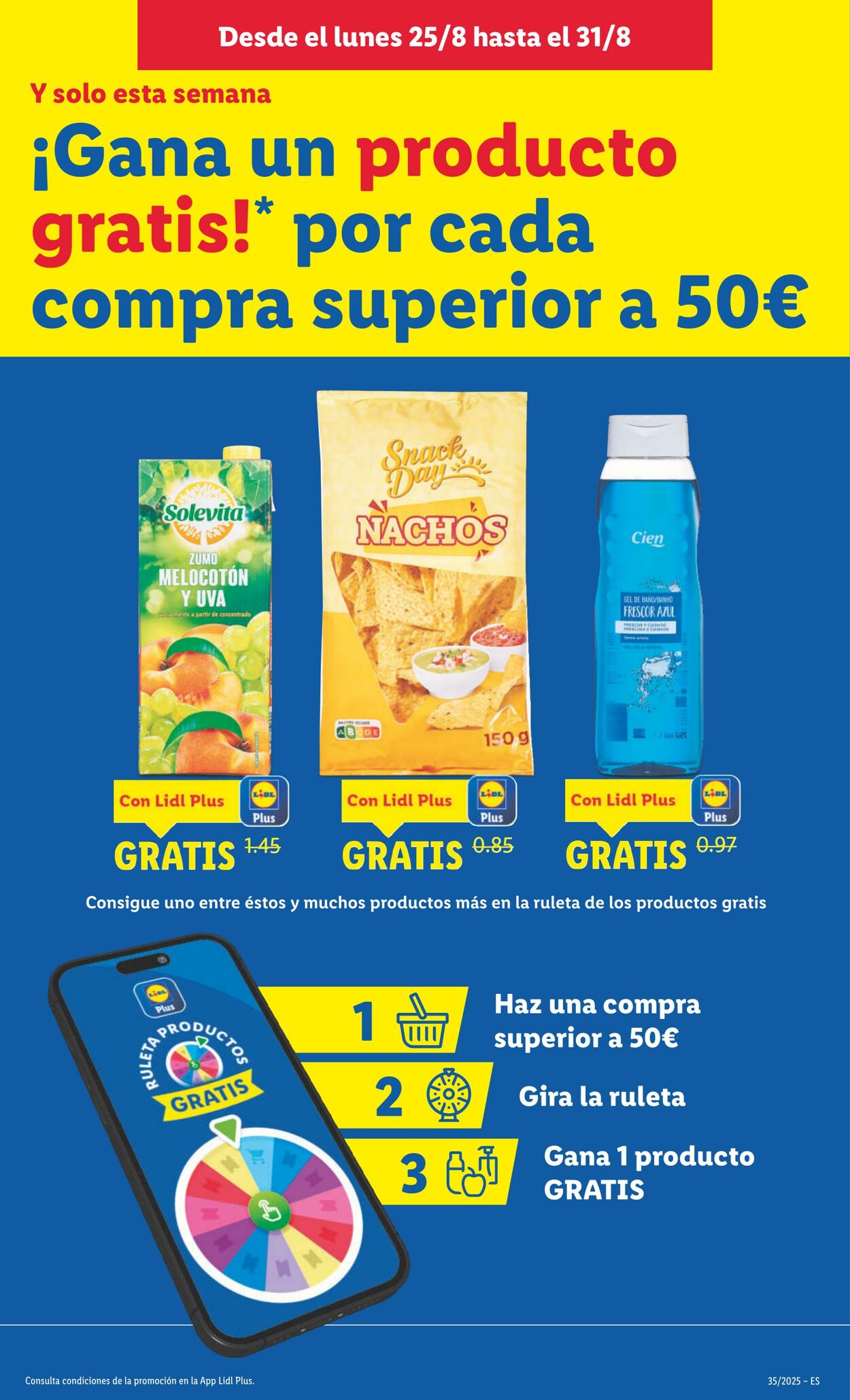 Folleto Lidl 25.08.2025 - 31.08.2025