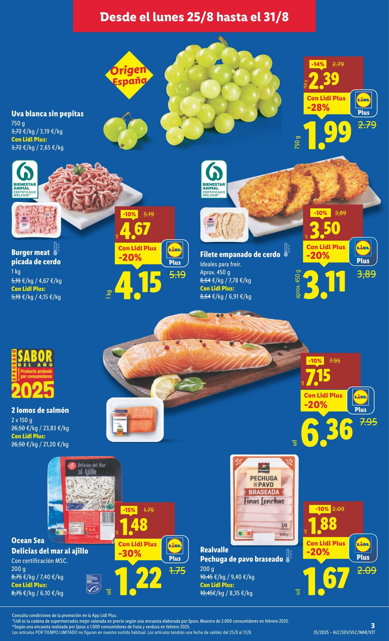 Folleto Lidl 25.08.2025 - 31.08.2025