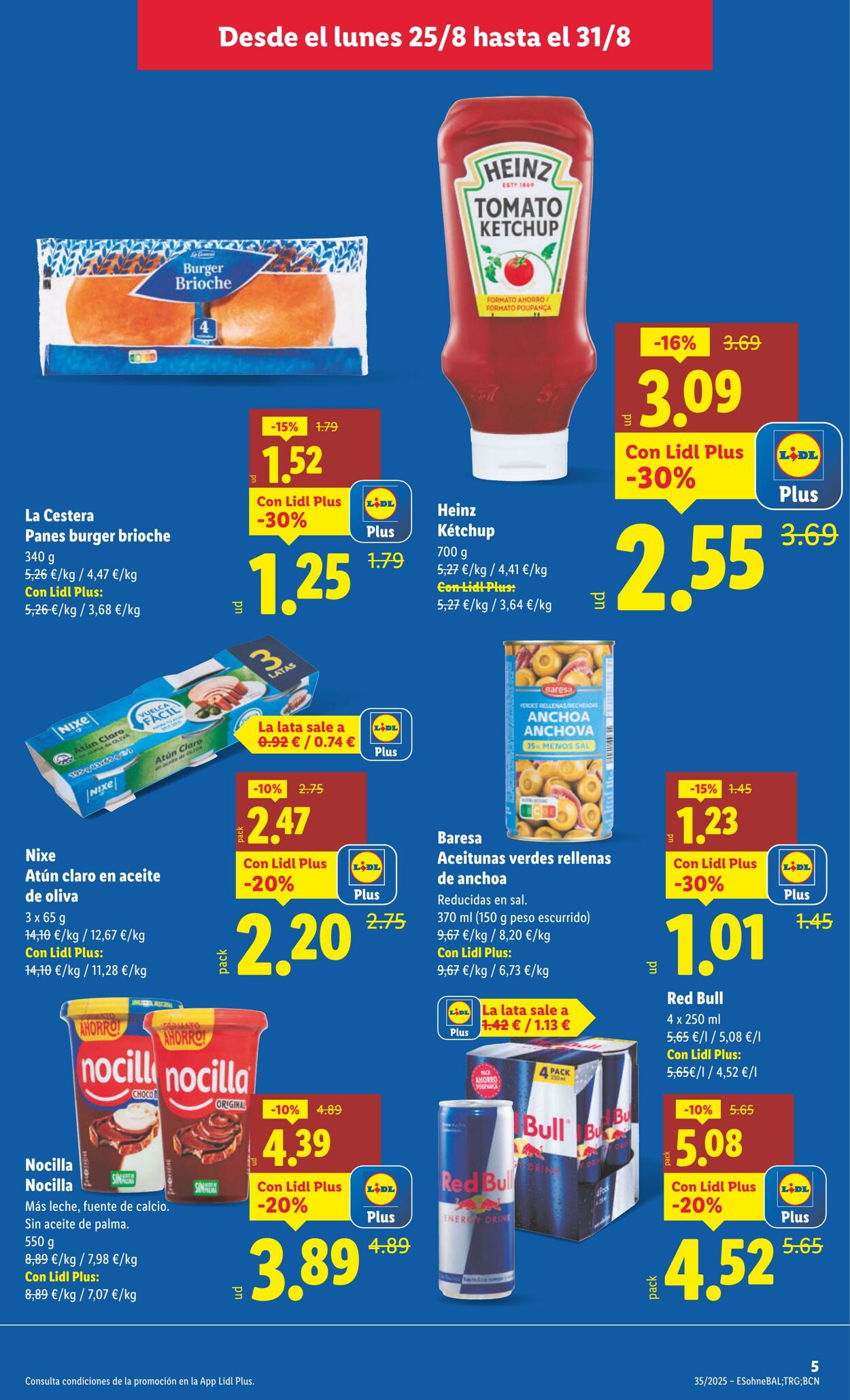 Folleto Lidl 25.08.2025 - 31.08.2025