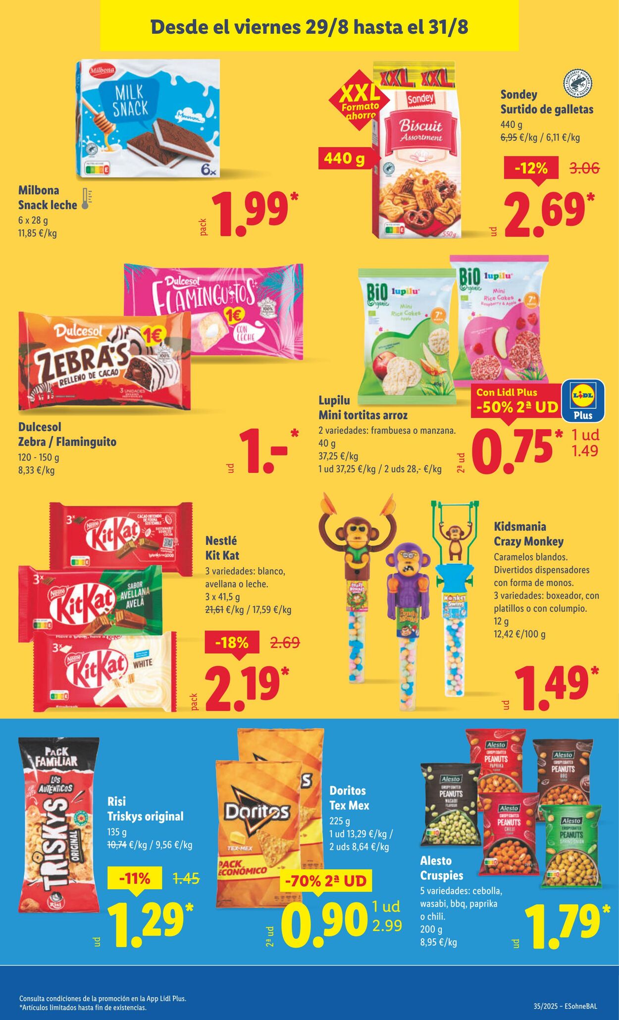 Folleto Lidl 25.08.2025 - 31.08.2025