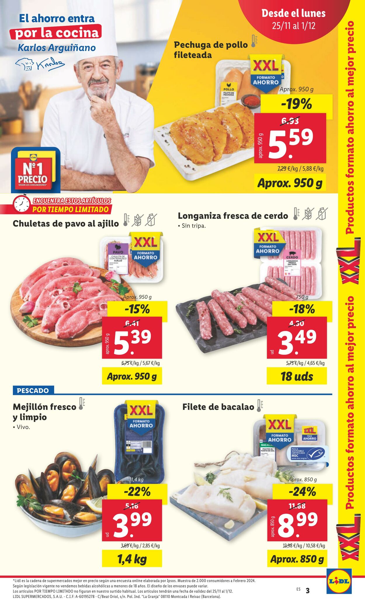 Folleto Lidl 25.11.2024 - 01.12.2024