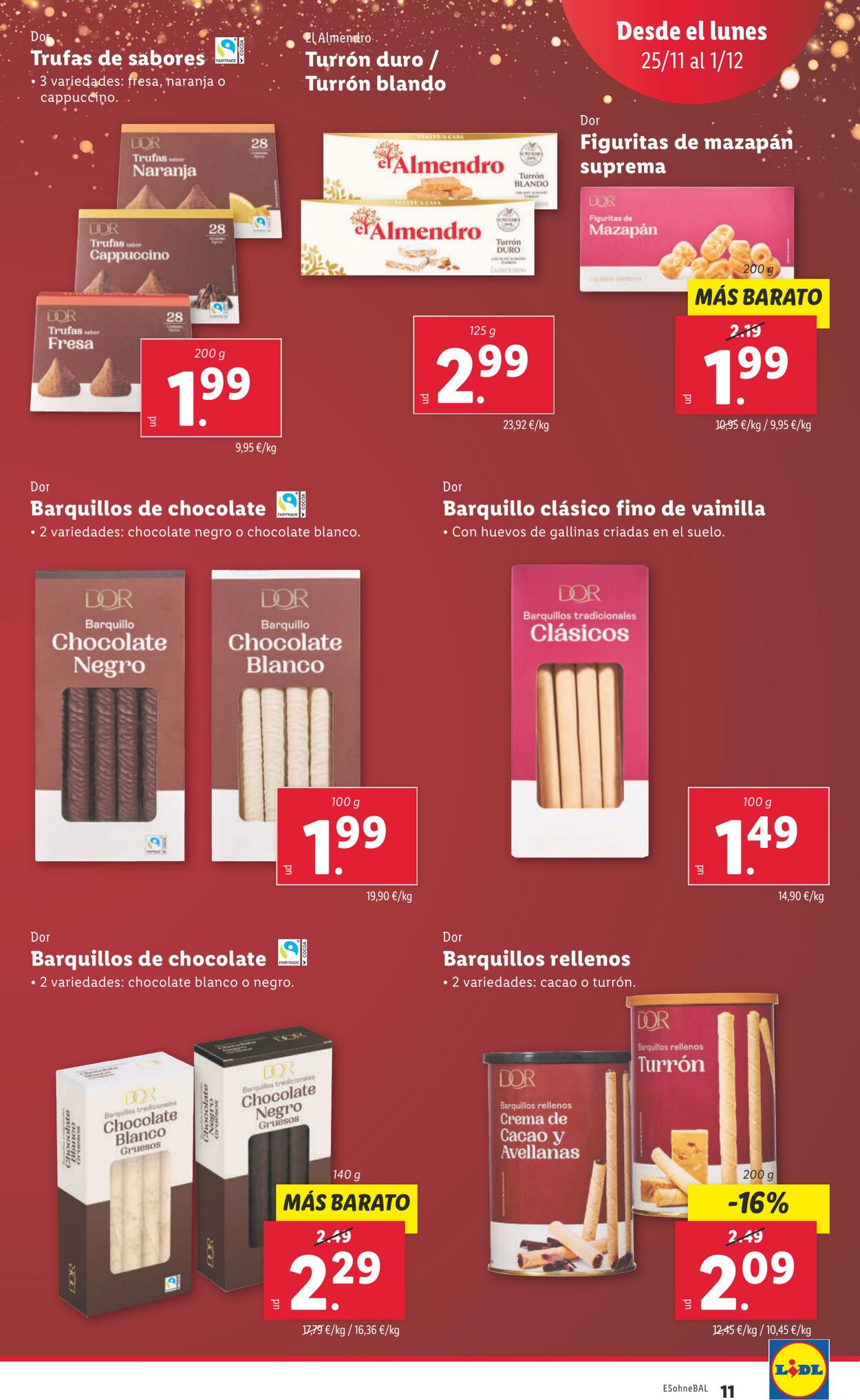 Folleto Lidl 25.11.2024 - 01.12.2024