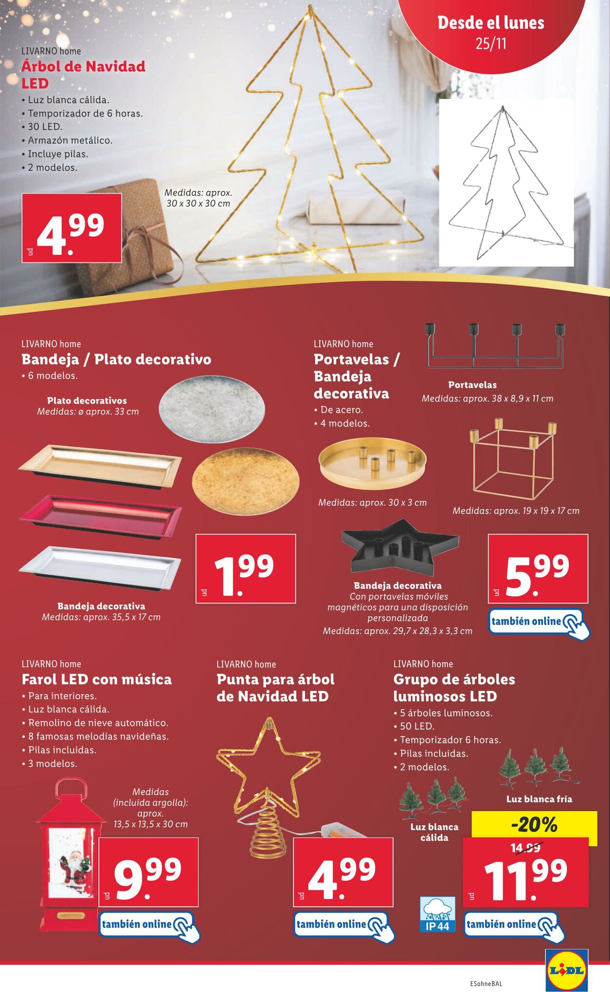 Folleto Lidl 25.11.2024 - 01.12.2024