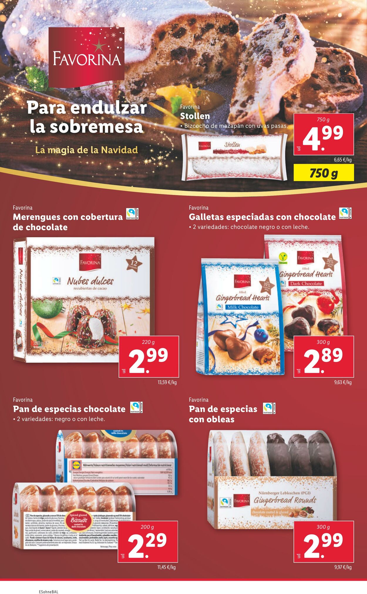 Folleto Lidl 25.11.2024 - 01.12.2024