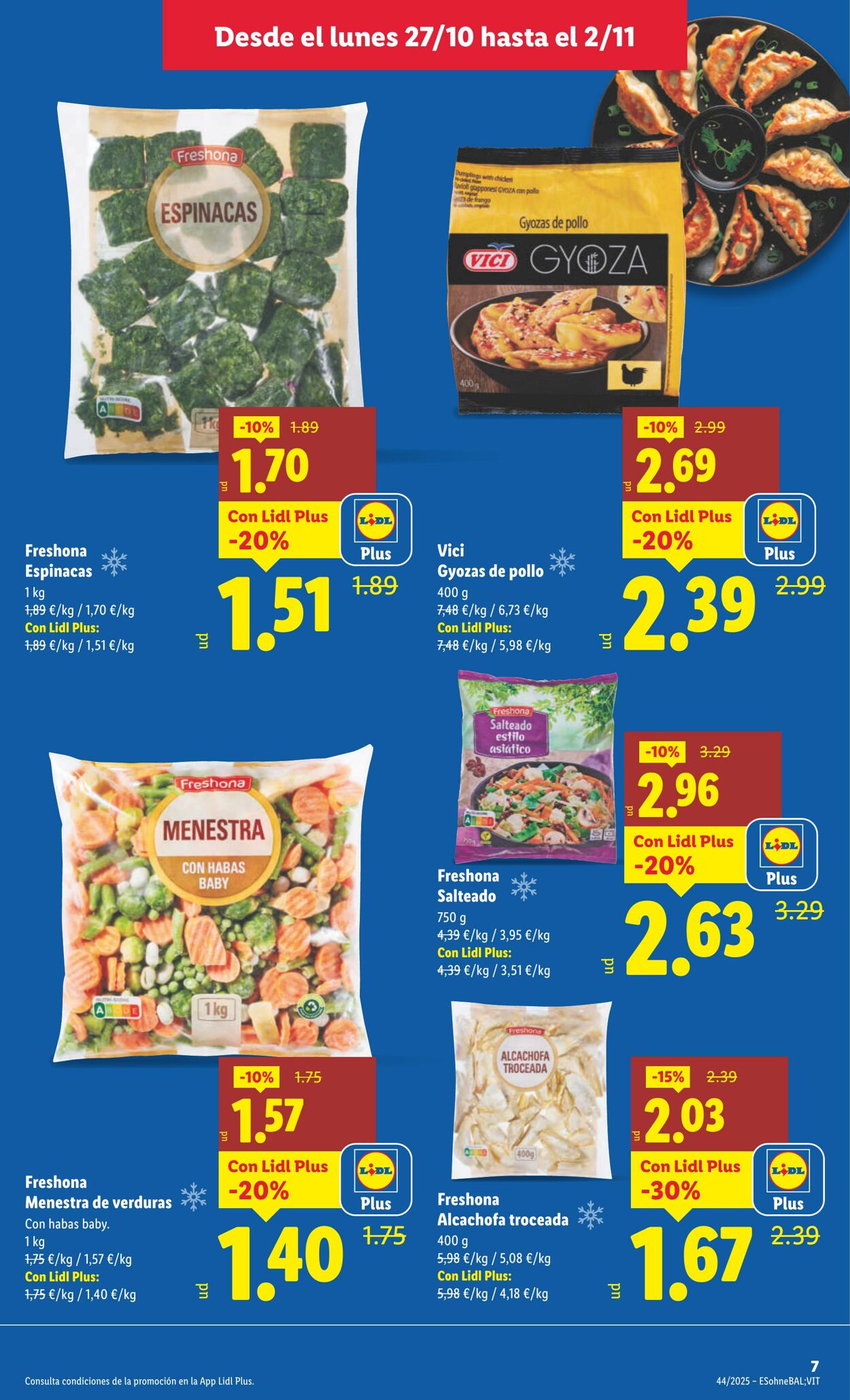 Folleto Lidl 27.10.2025 - 02.11.2025