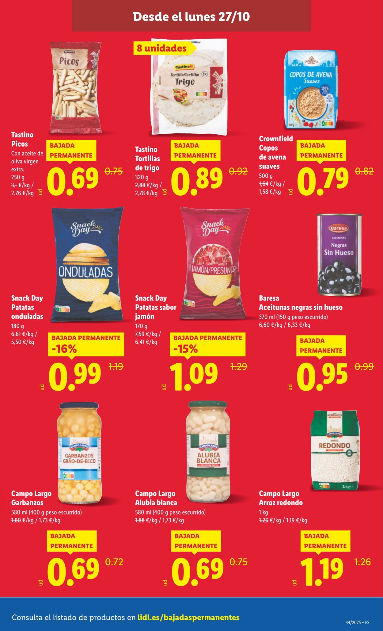 Folleto Lidl 27.10.2025 - 02.11.2025