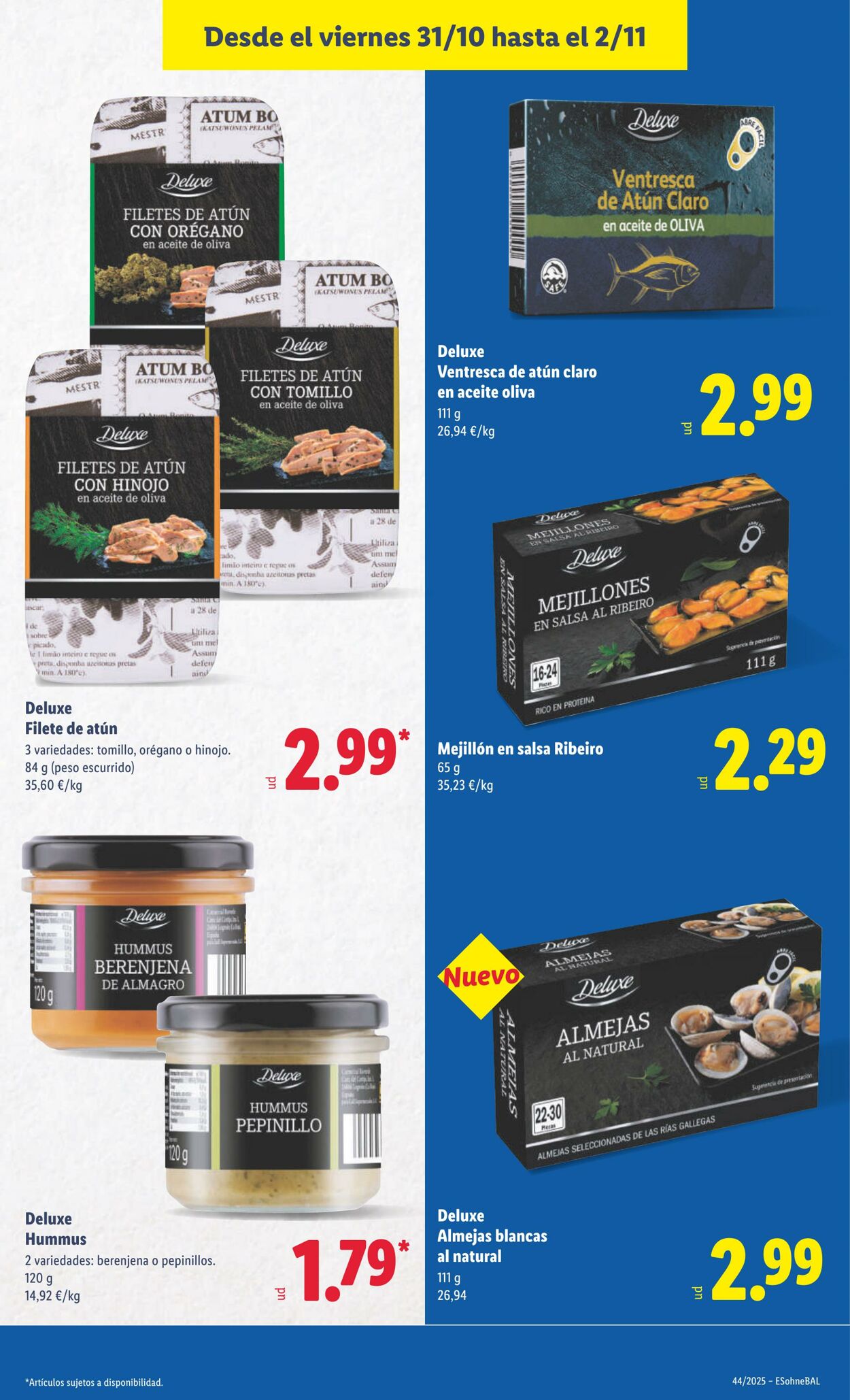 Folleto Lidl 27.10.2025 - 02.11.2025