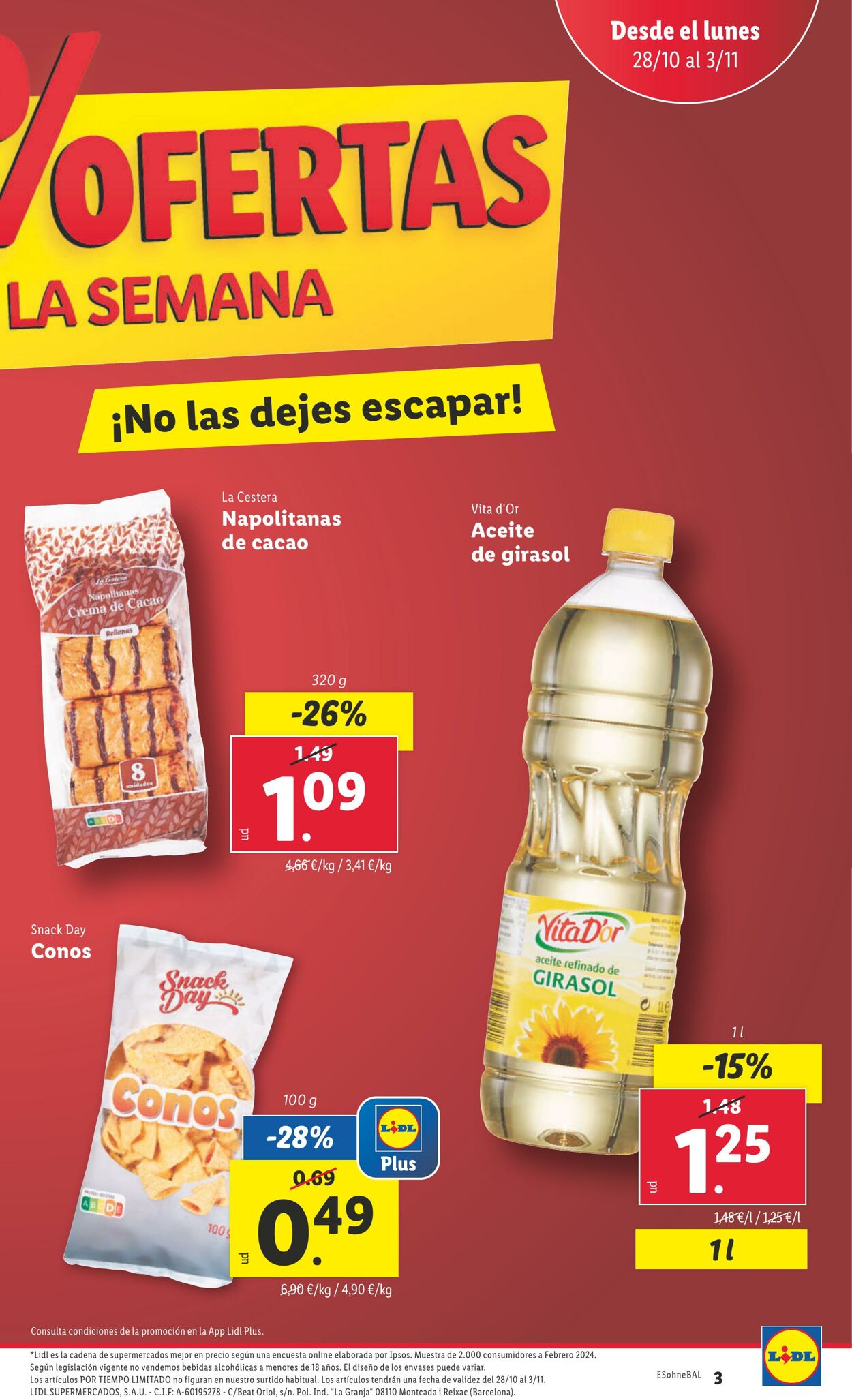 Folleto Lidl 28.10.2024 - 03.11.2024