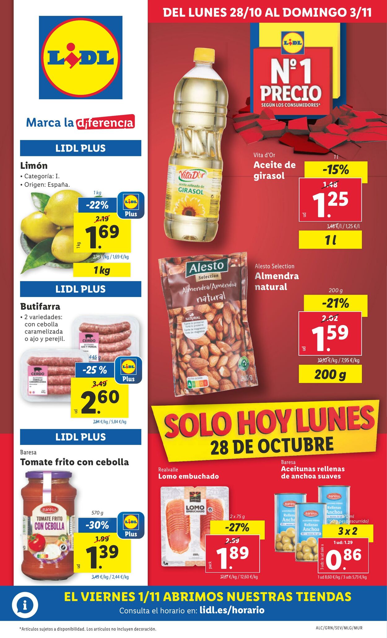 Folleto Lidl - 28/10/24 - 3/11/24 28 oct., 2024 - 3 nov., 2024