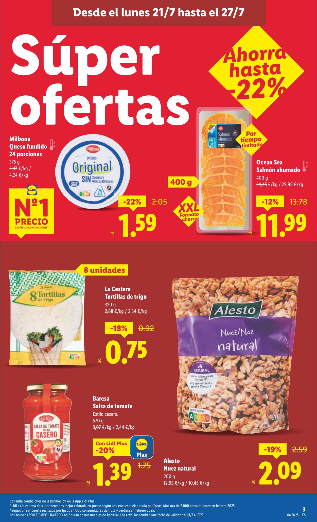 Folleto Lidl 28.07.2025 - 03.08.2025