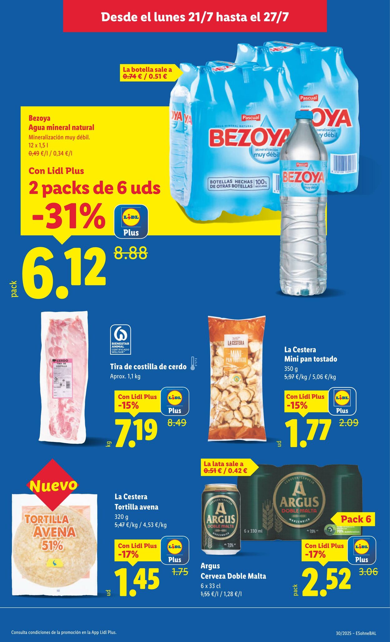 Folleto Lidl 28.07.2025 - 03.08.2025