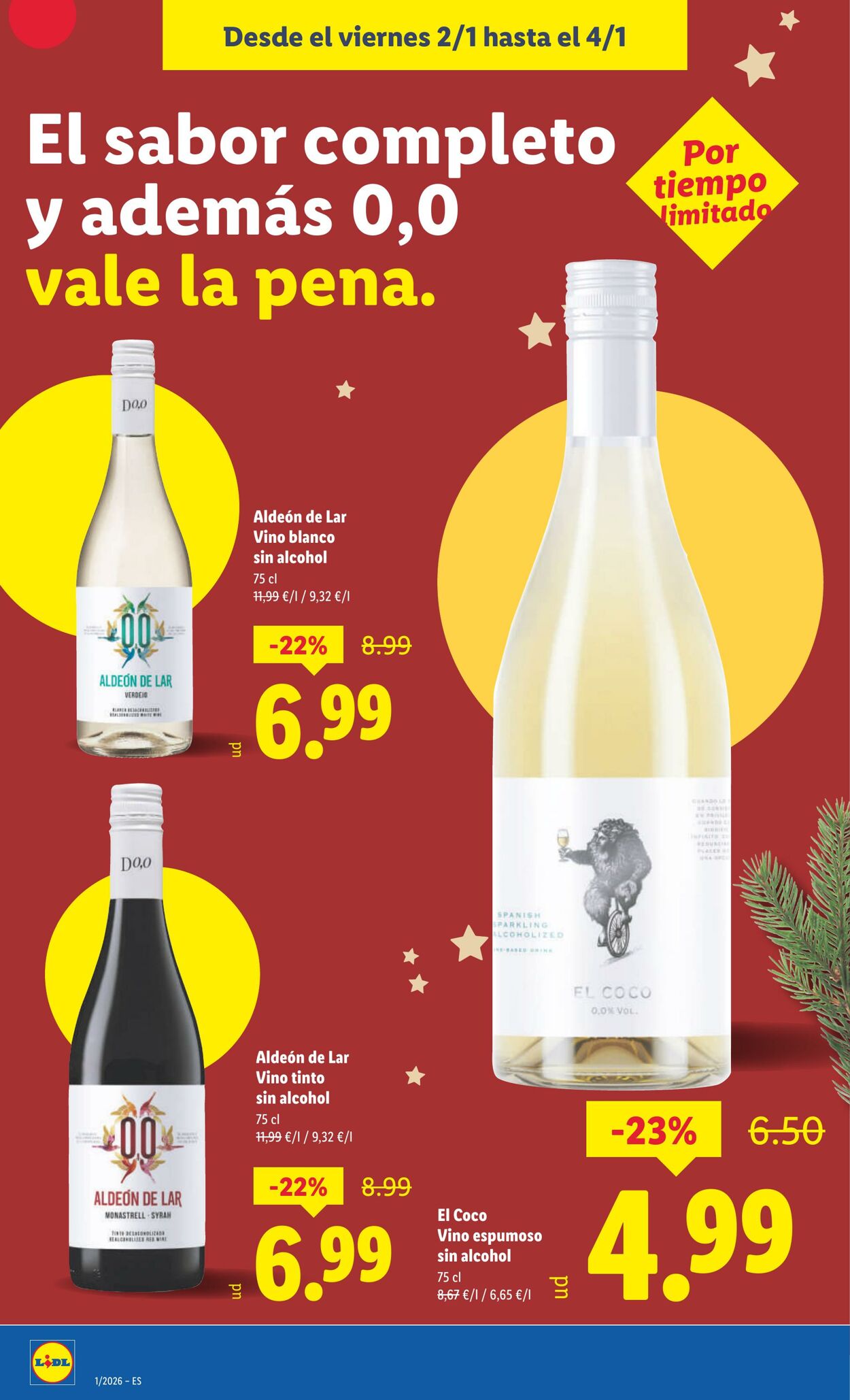 Folleto Lidl 29.12.2025 - 04.01.2026