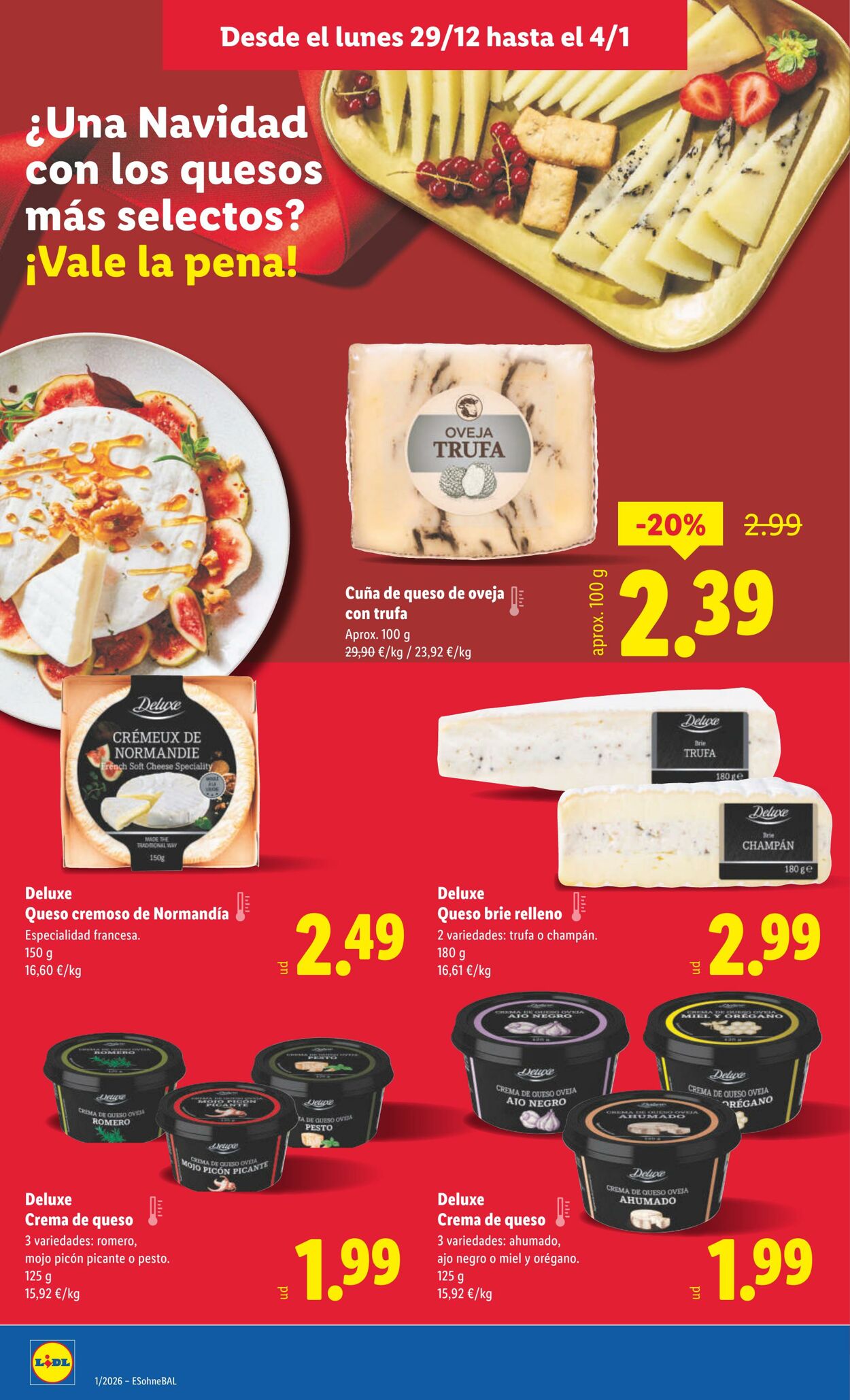 Folleto Lidl 29.12.2025 - 04.01.2026