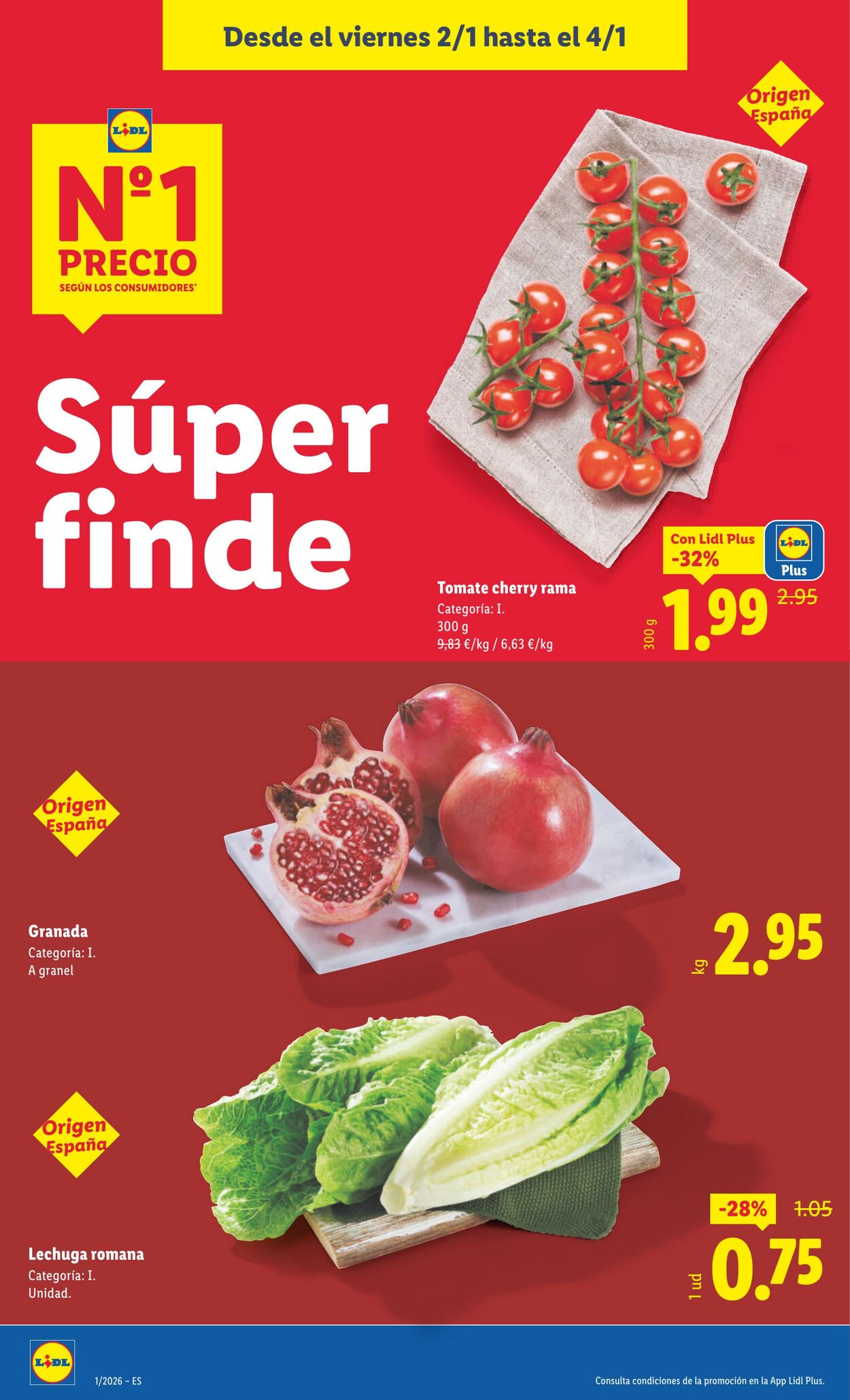 Folleto Lidl 29.12.2025 - 04.01.2026