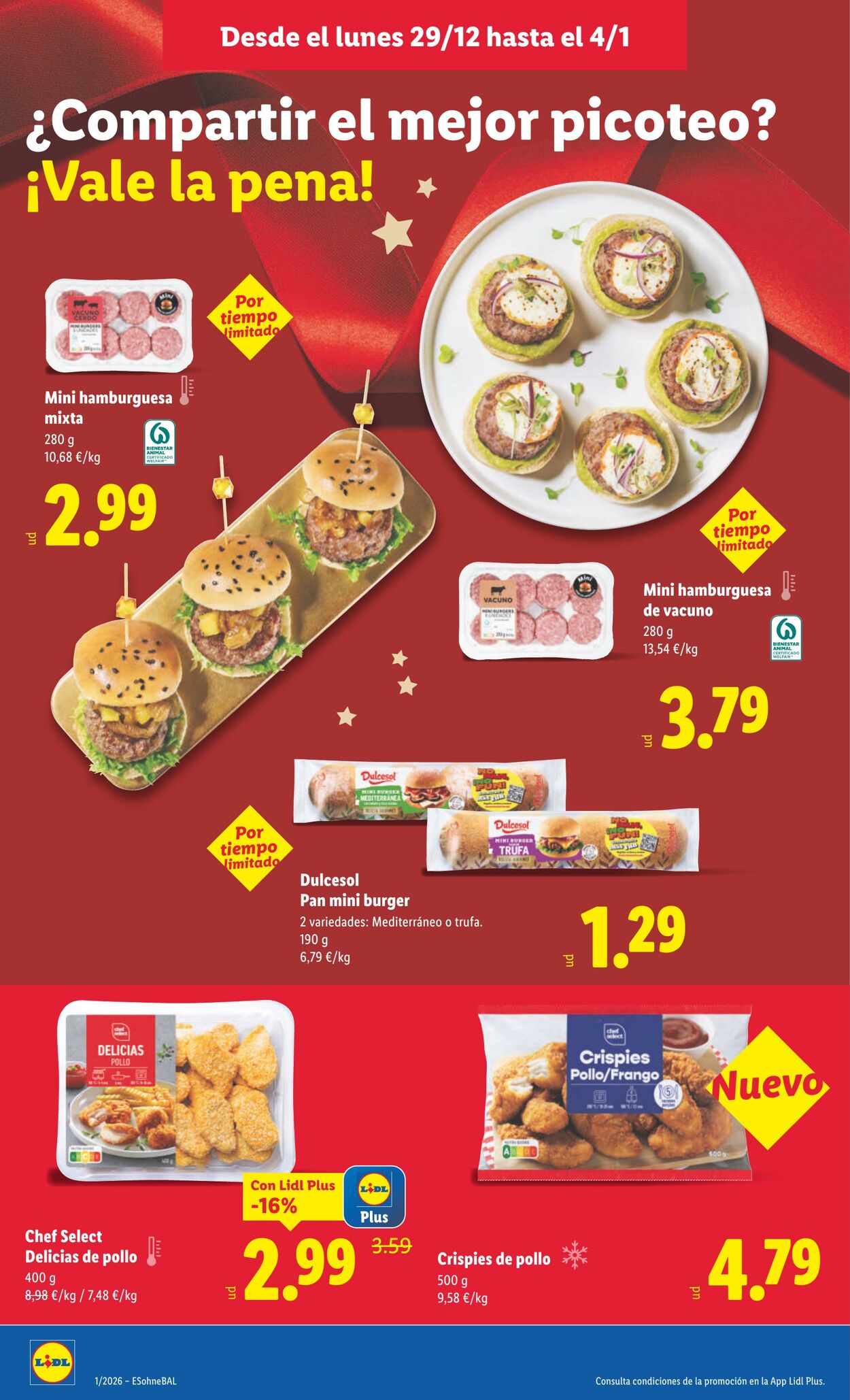 Folleto Lidl 29.12.2025 - 04.01.2026