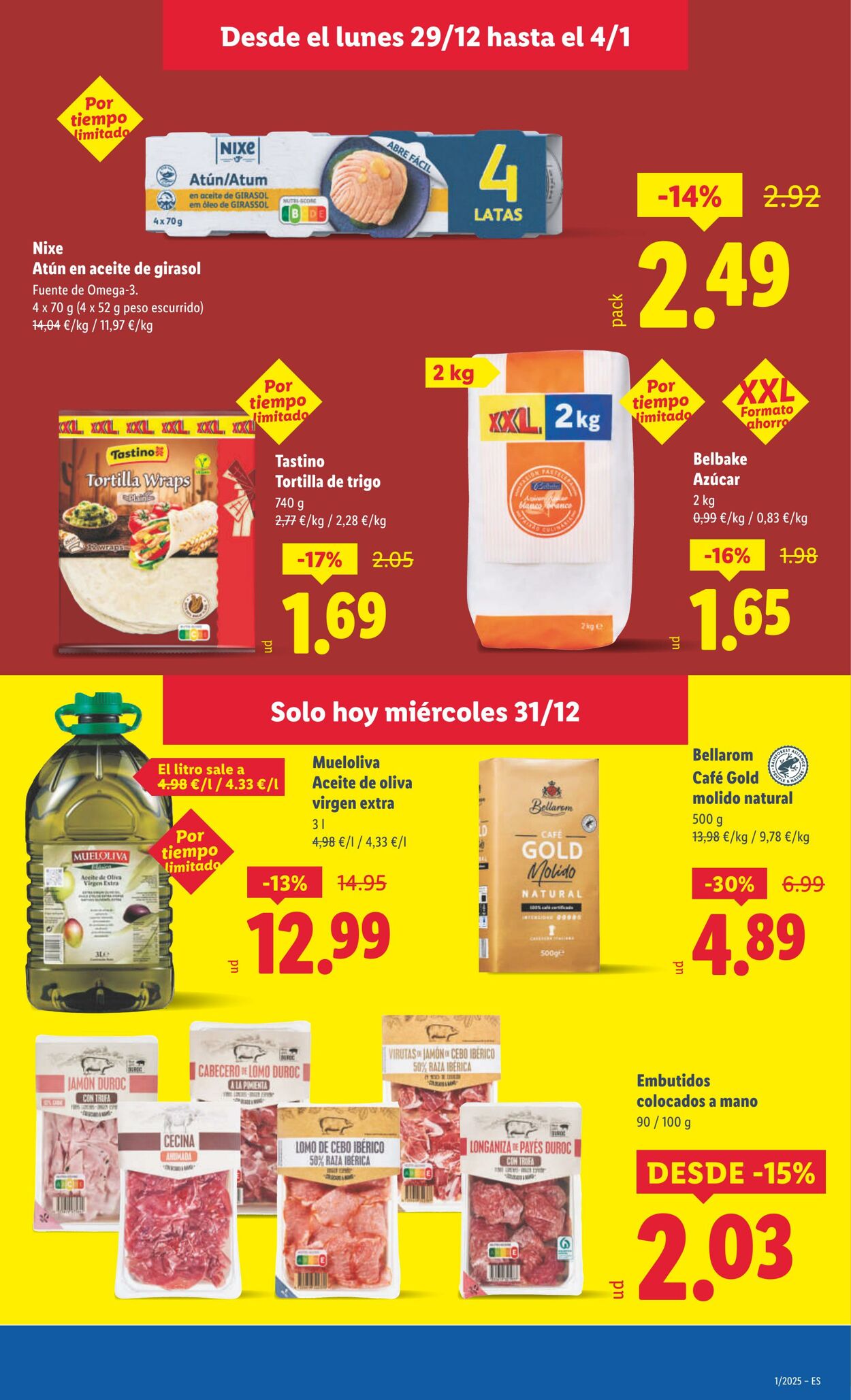 Folleto Lidl 29.12.2025 - 04.01.2026