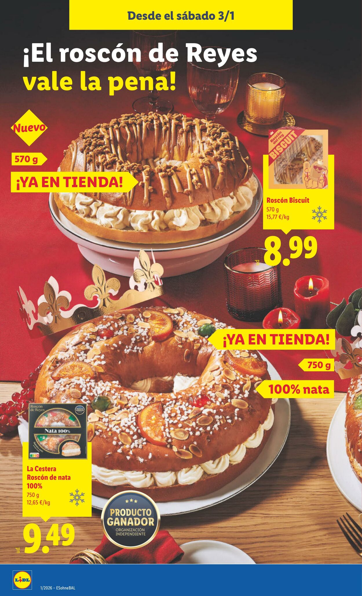 Folleto Lidl 29.12.2025 - 04.01.2026