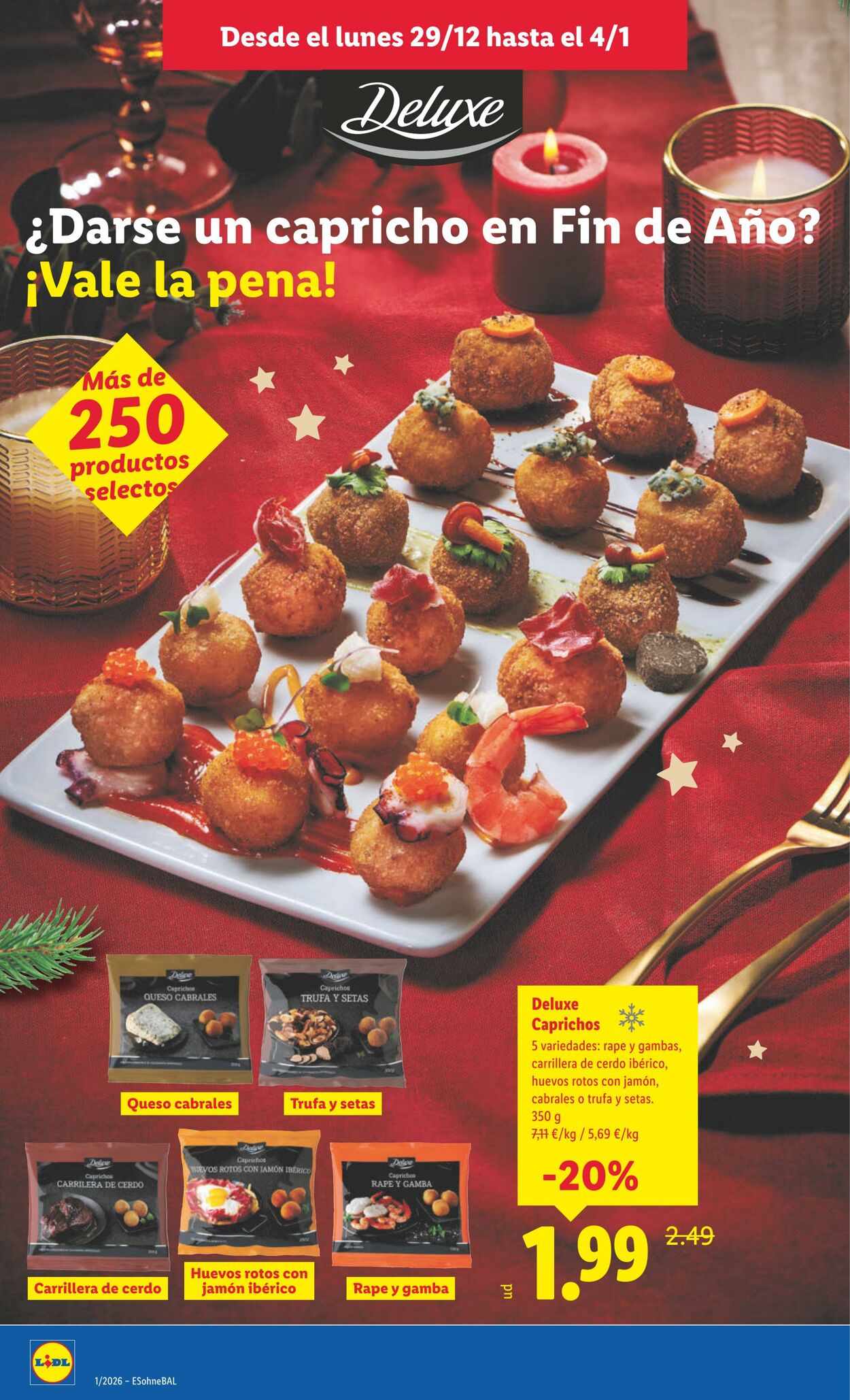 Folleto Lidl 29.12.2025 - 04.01.2026