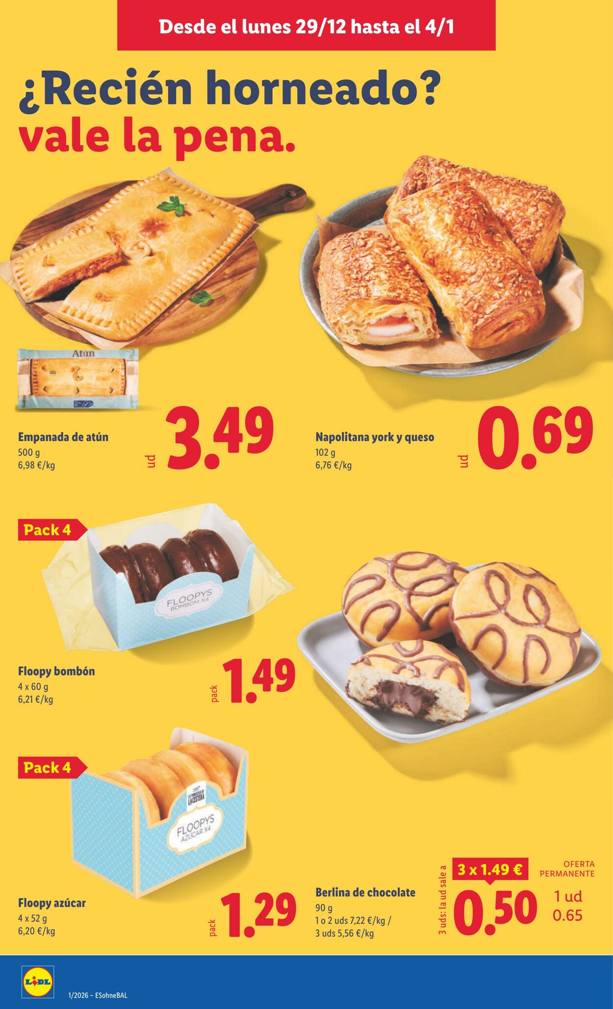 Folleto Lidl 29.12.2025 - 04.01.2026