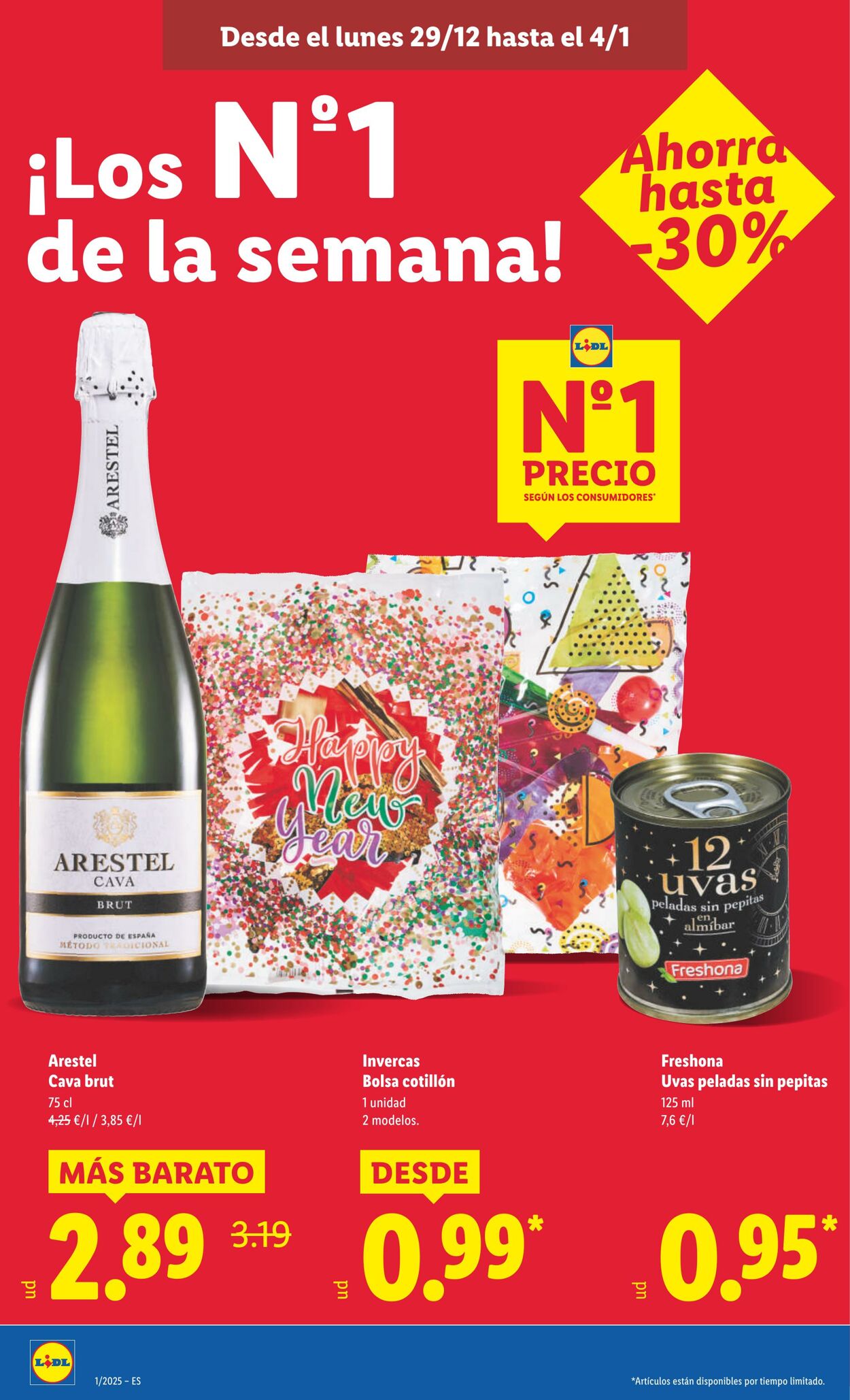 Folleto Lidl 29.12.2025 - 04.01.2026