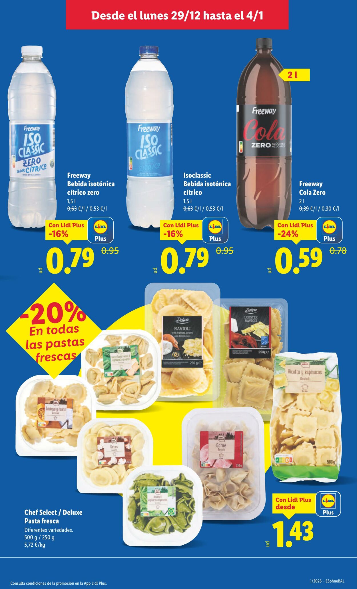 Folleto Lidl 29.12.2025 - 04.01.2026