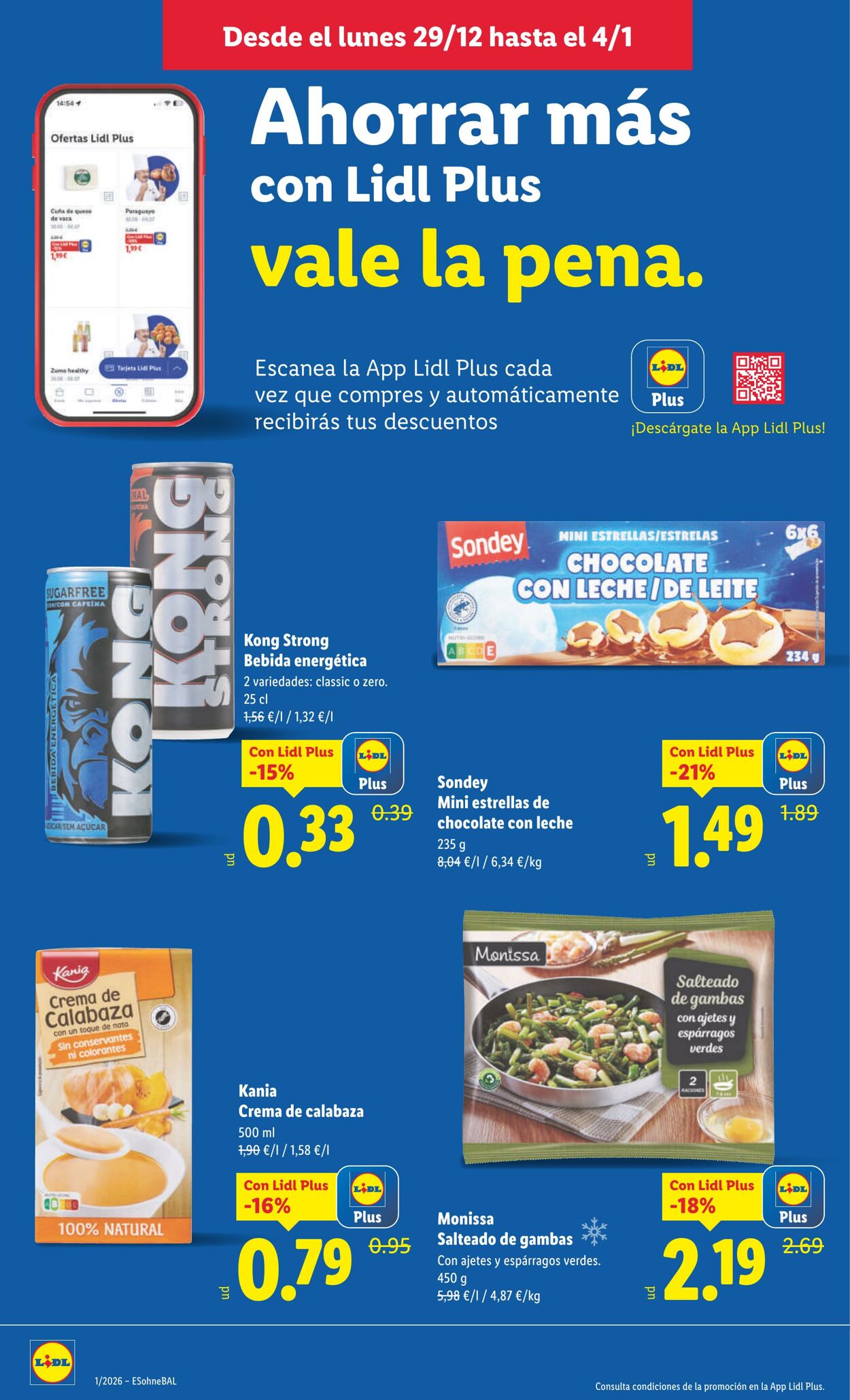Folleto Lidl 29.12.2025 - 04.01.2026