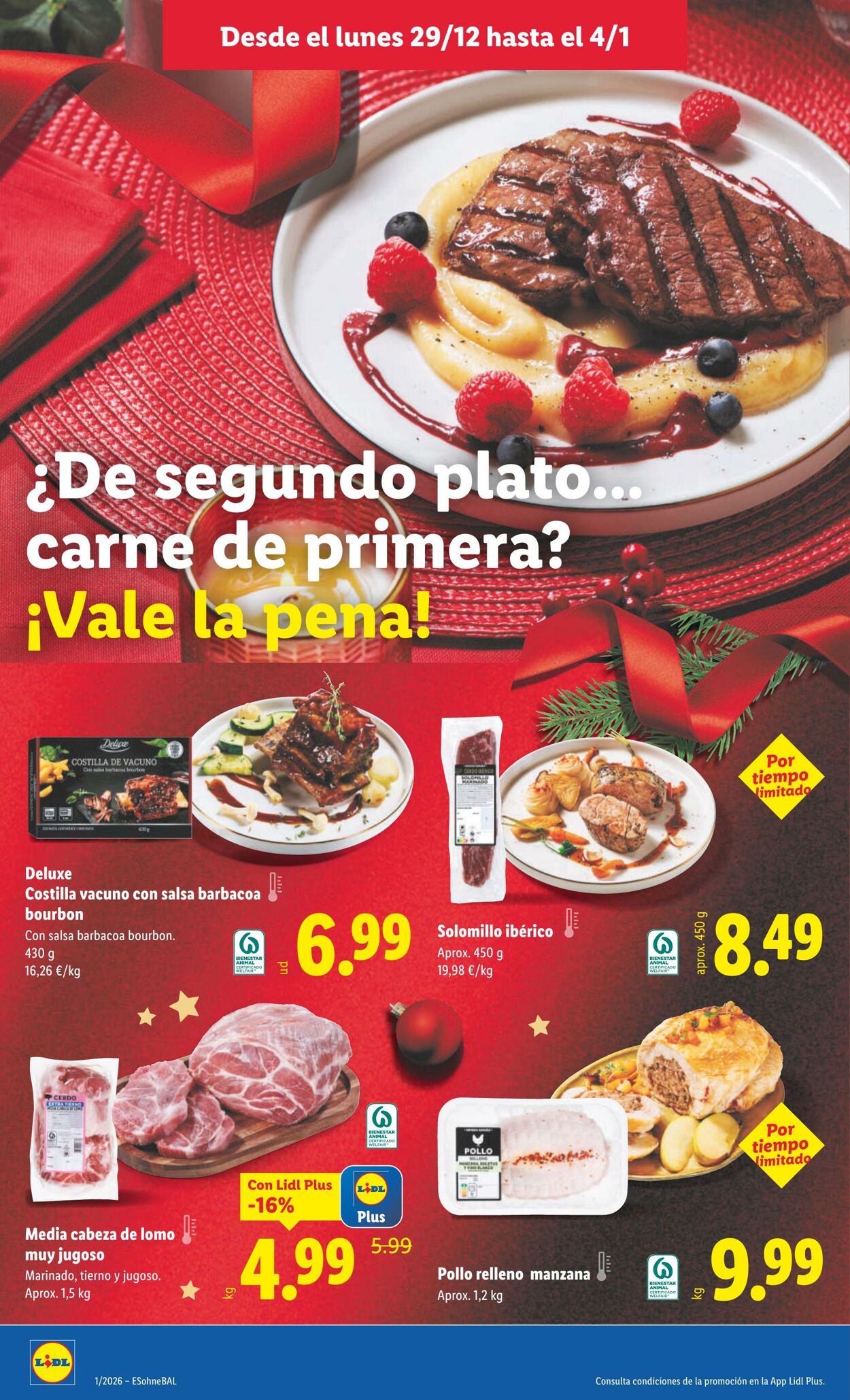 Folleto Lidl 29.12.2025 - 04.01.2026