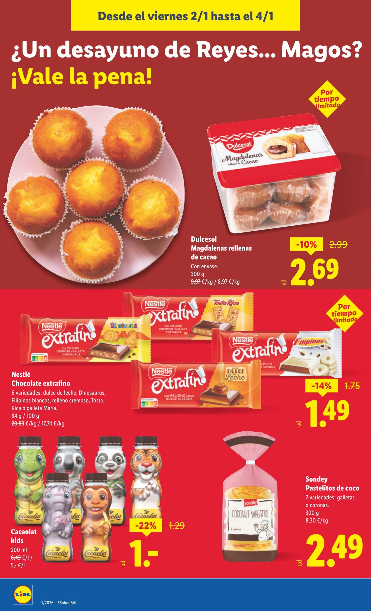 Folleto Lidl 29.12.2025 - 04.01.2026