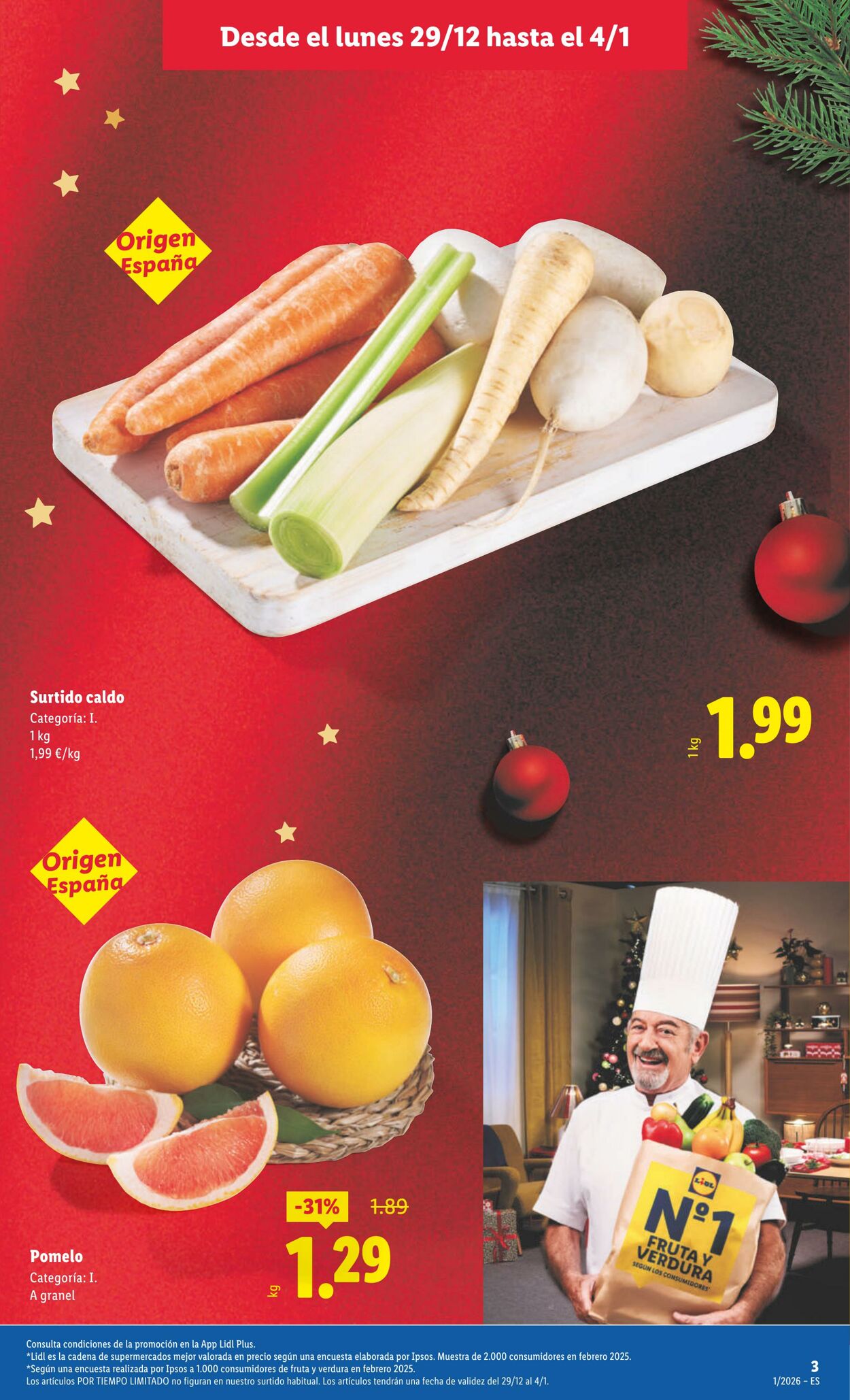 Folleto Lidl 29.12.2025 - 04.01.2026