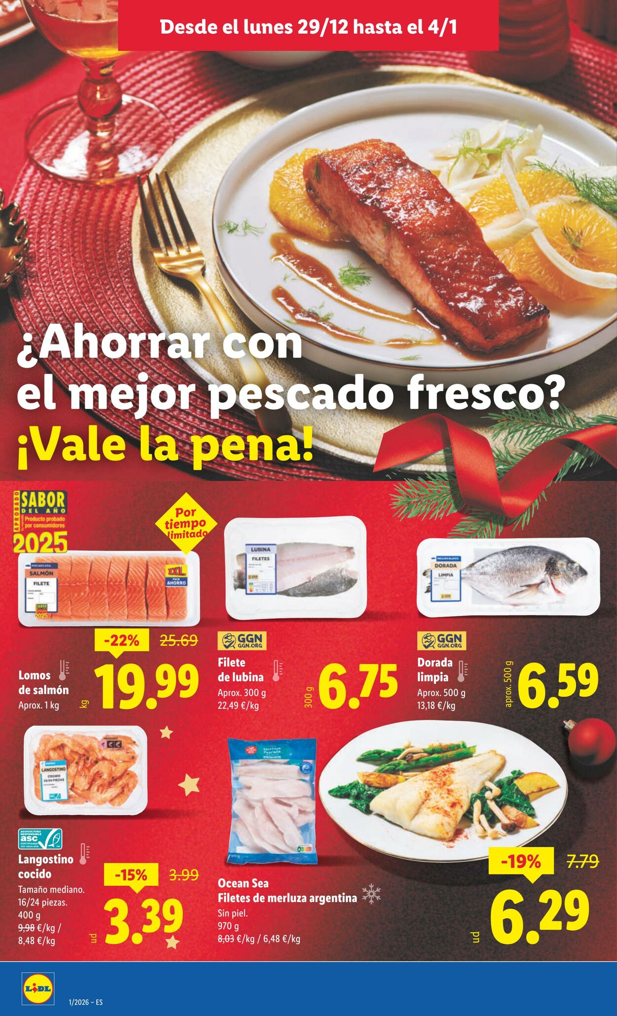 Folleto Lidl 29.12.2025 - 04.01.2026