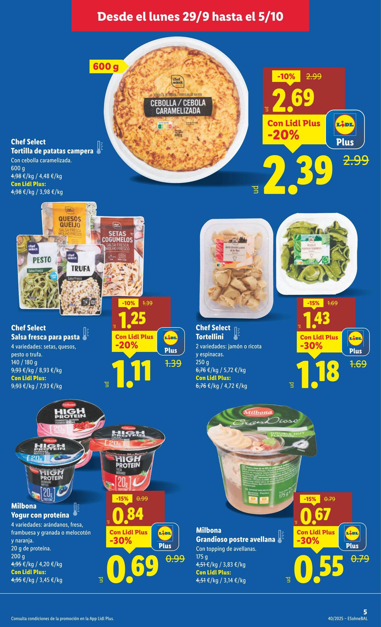 Folleto Lidl 29.09.2025 - 05.10.2025