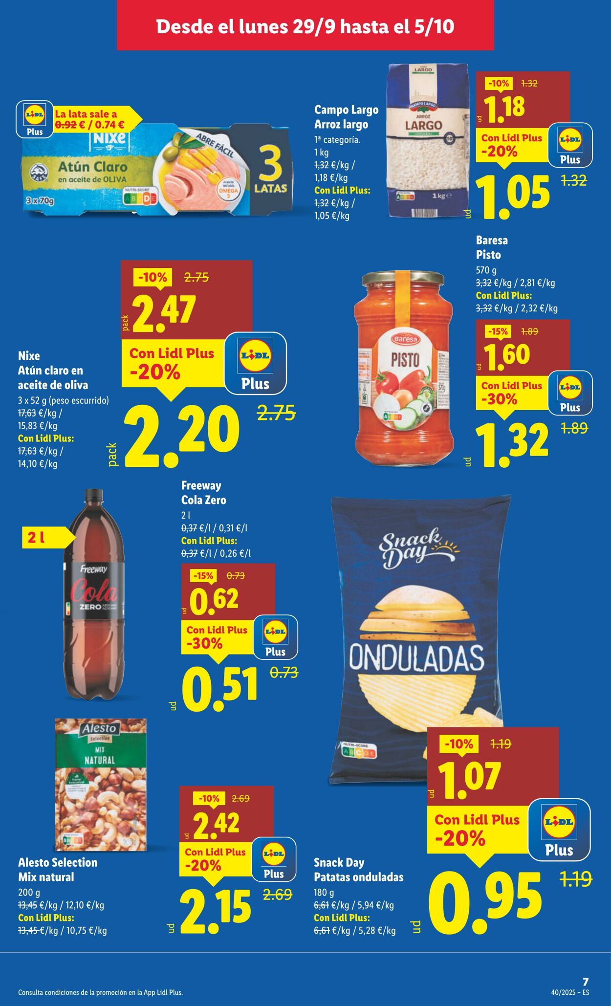 Folleto Lidl 29.09.2025 - 05.10.2025