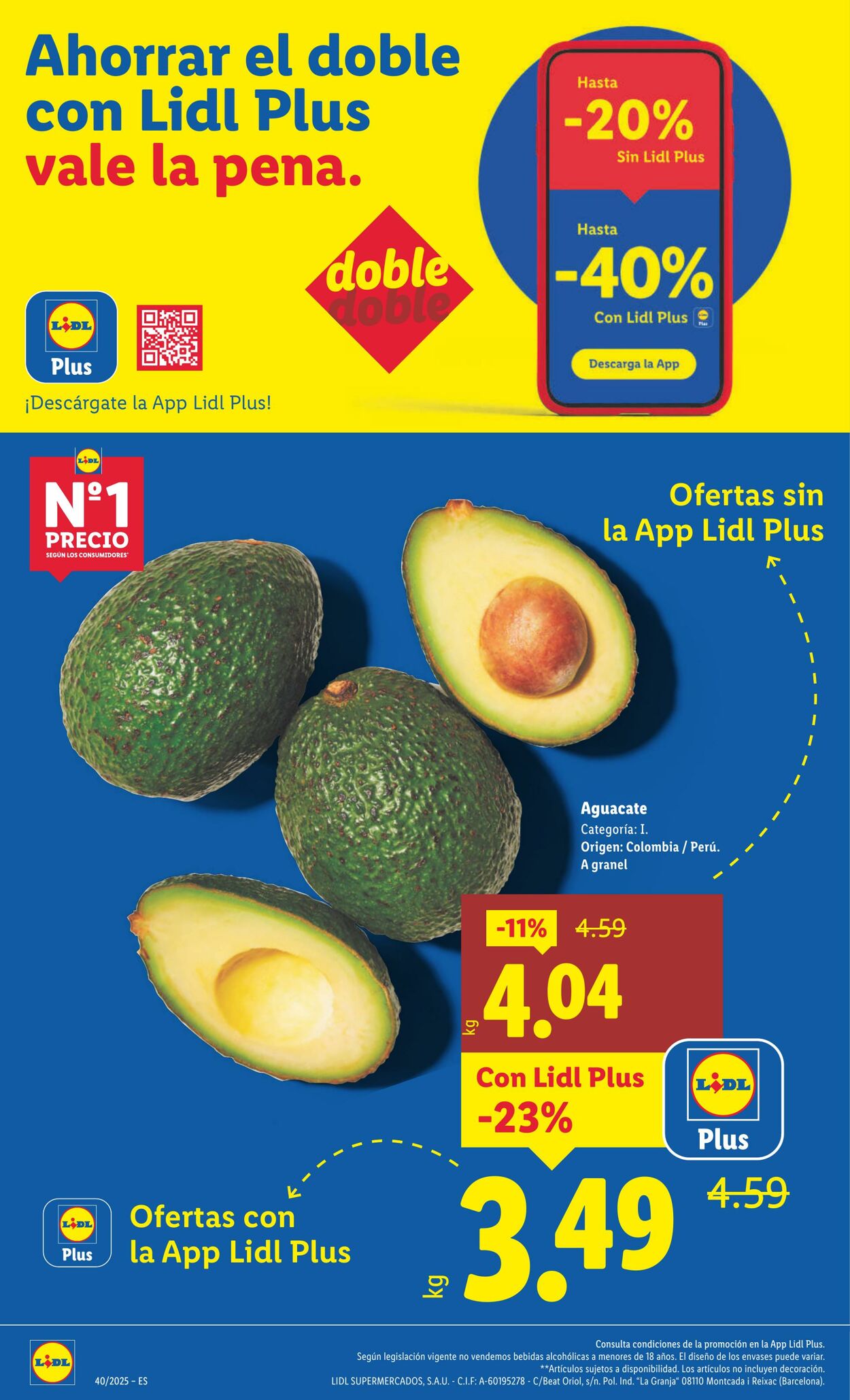 Folleto Lidl 29.09.2025 - 05.10.2025