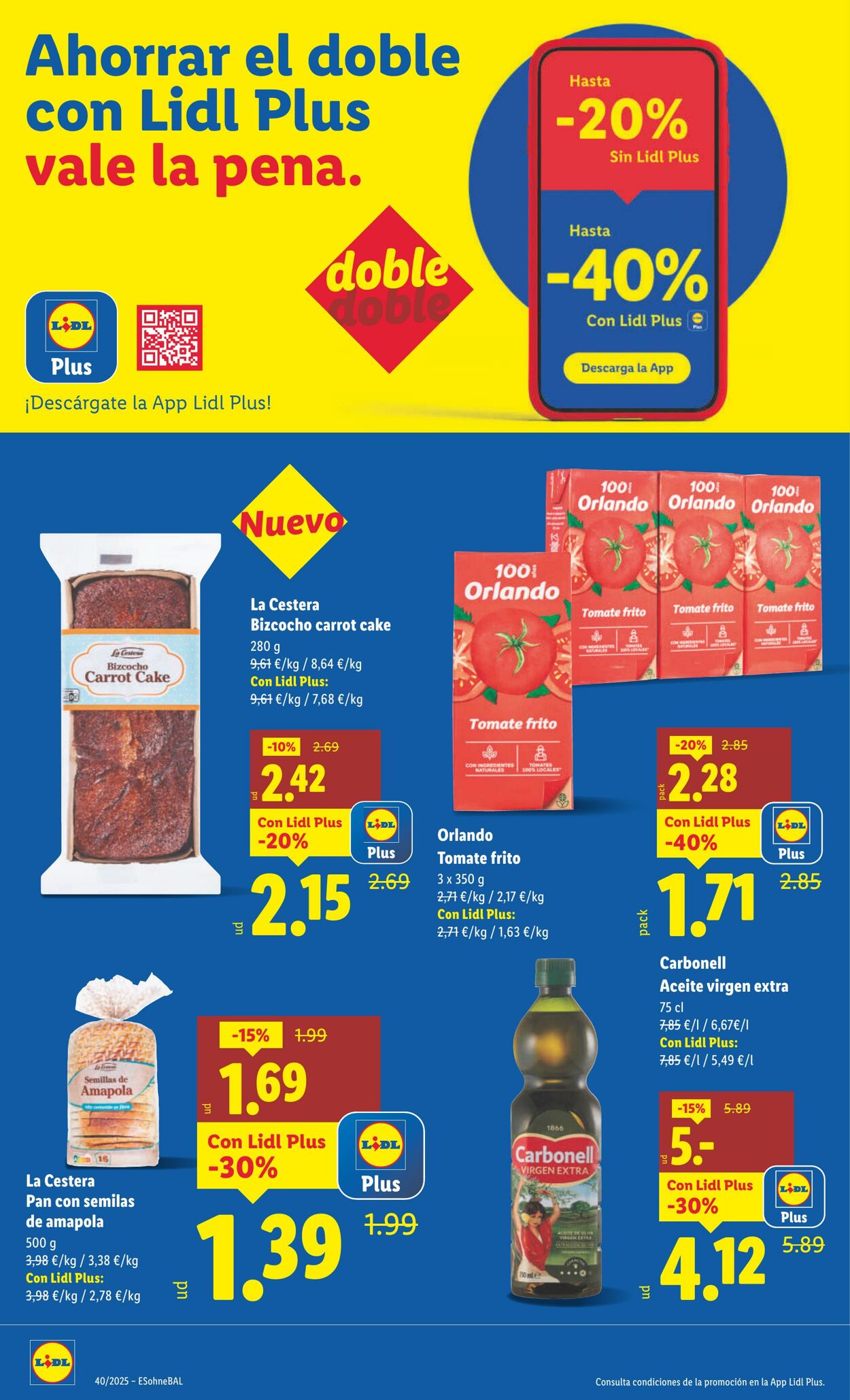 Folleto Lidl 29.09.2025 - 05.10.2025