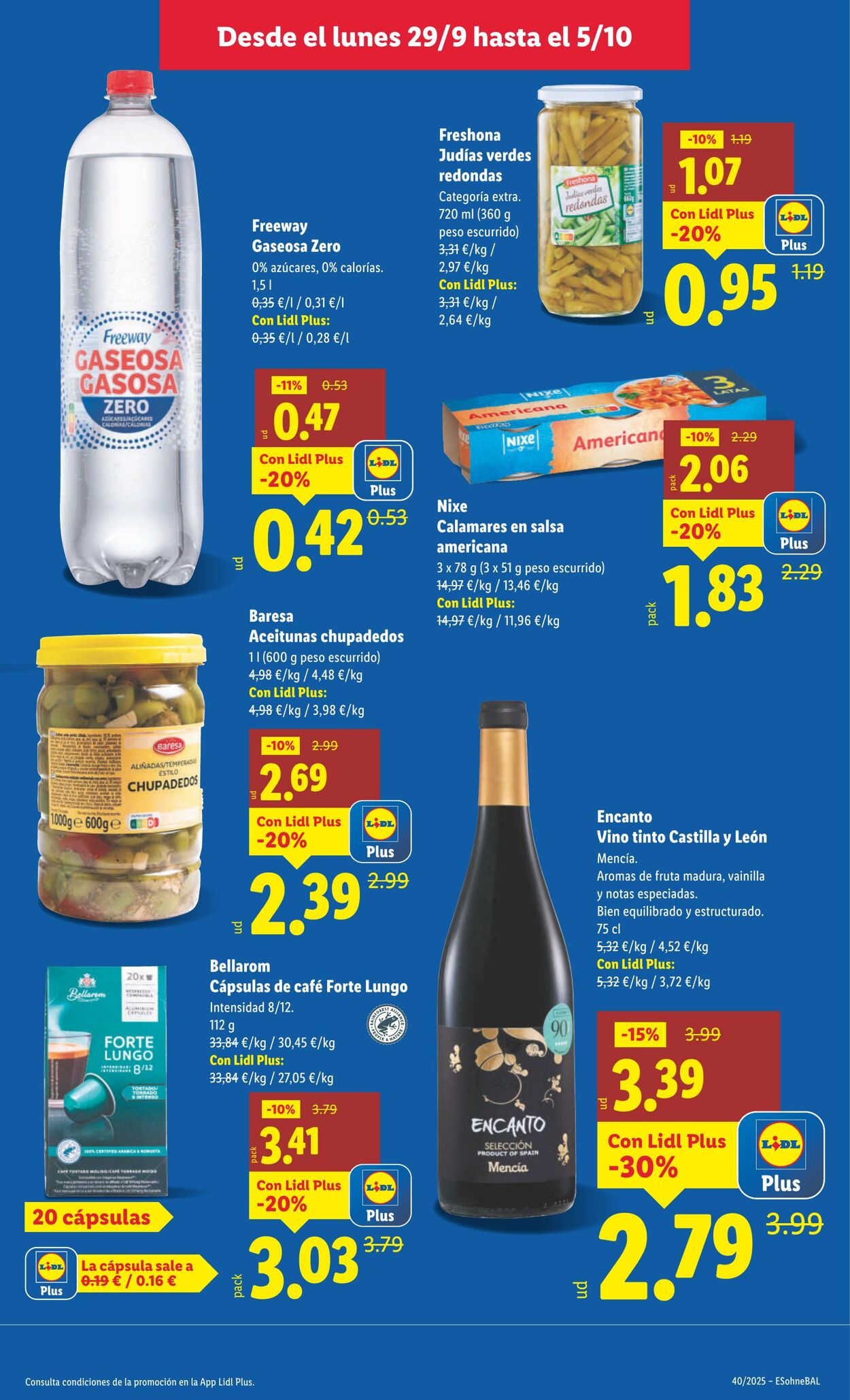 Folleto Lidl 29.09.2025 - 05.10.2025