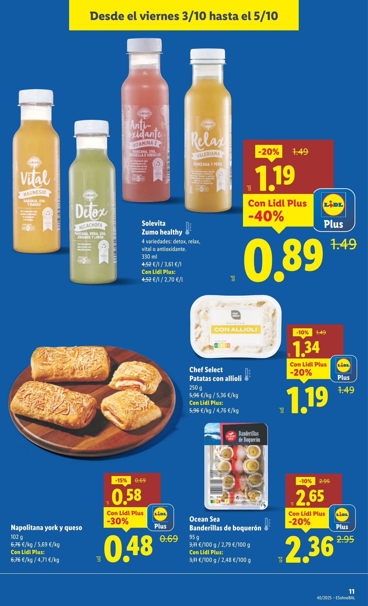 Folleto Lidl 29.09.2025 - 05.10.2025