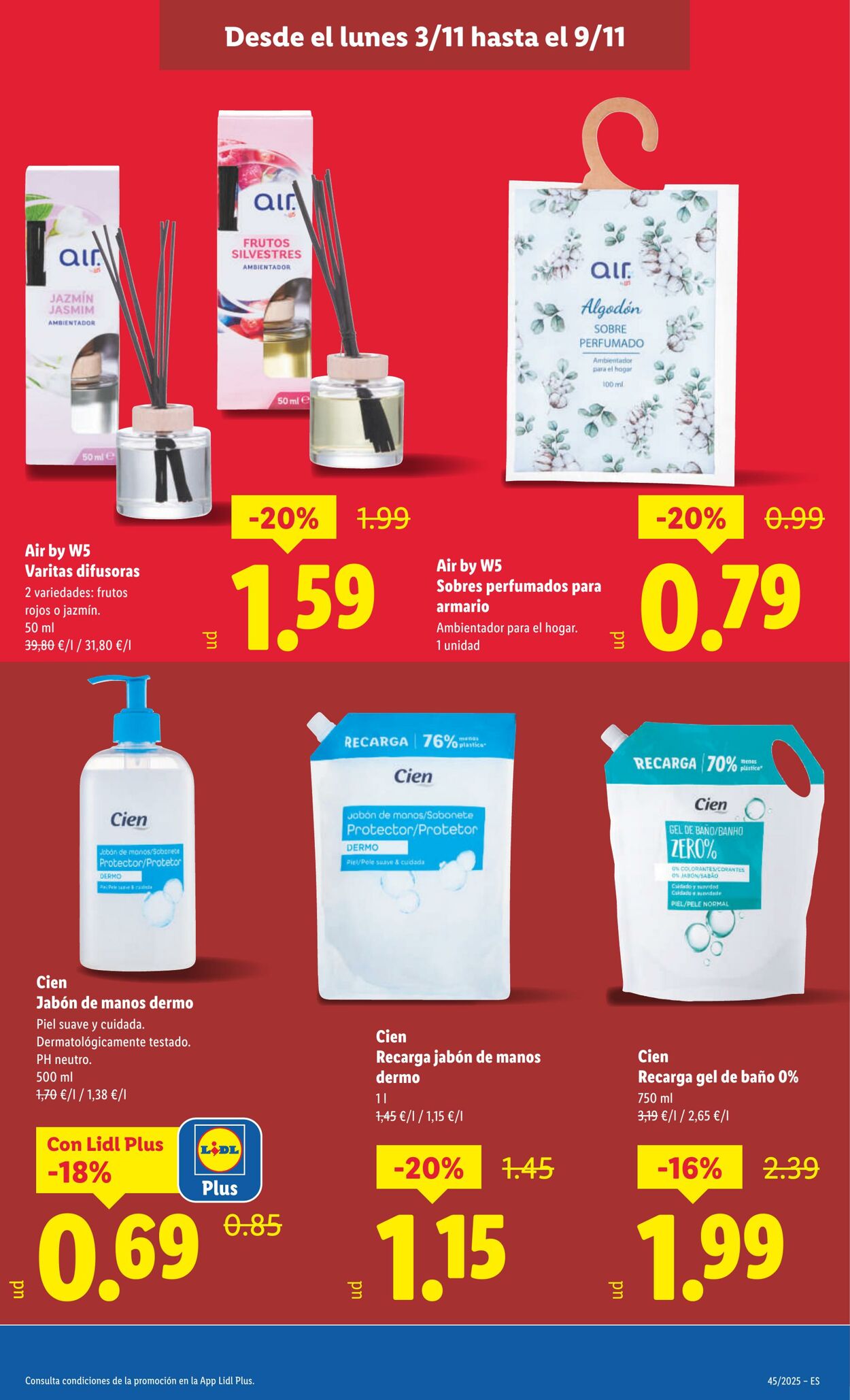 Folleto Lidl 03.11.2025 - 09.11.2025
