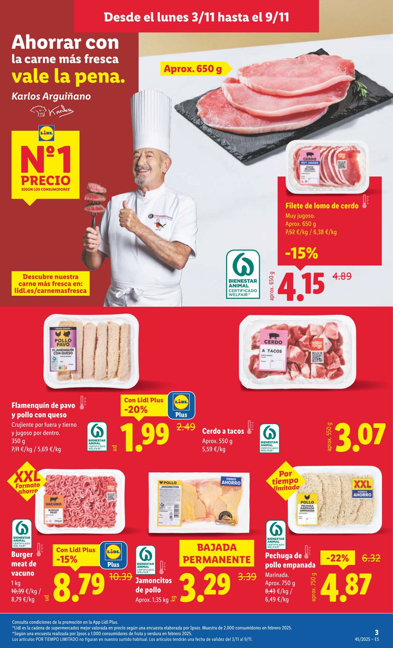 Folleto Lidl 03.11.2025 - 09.11.2025