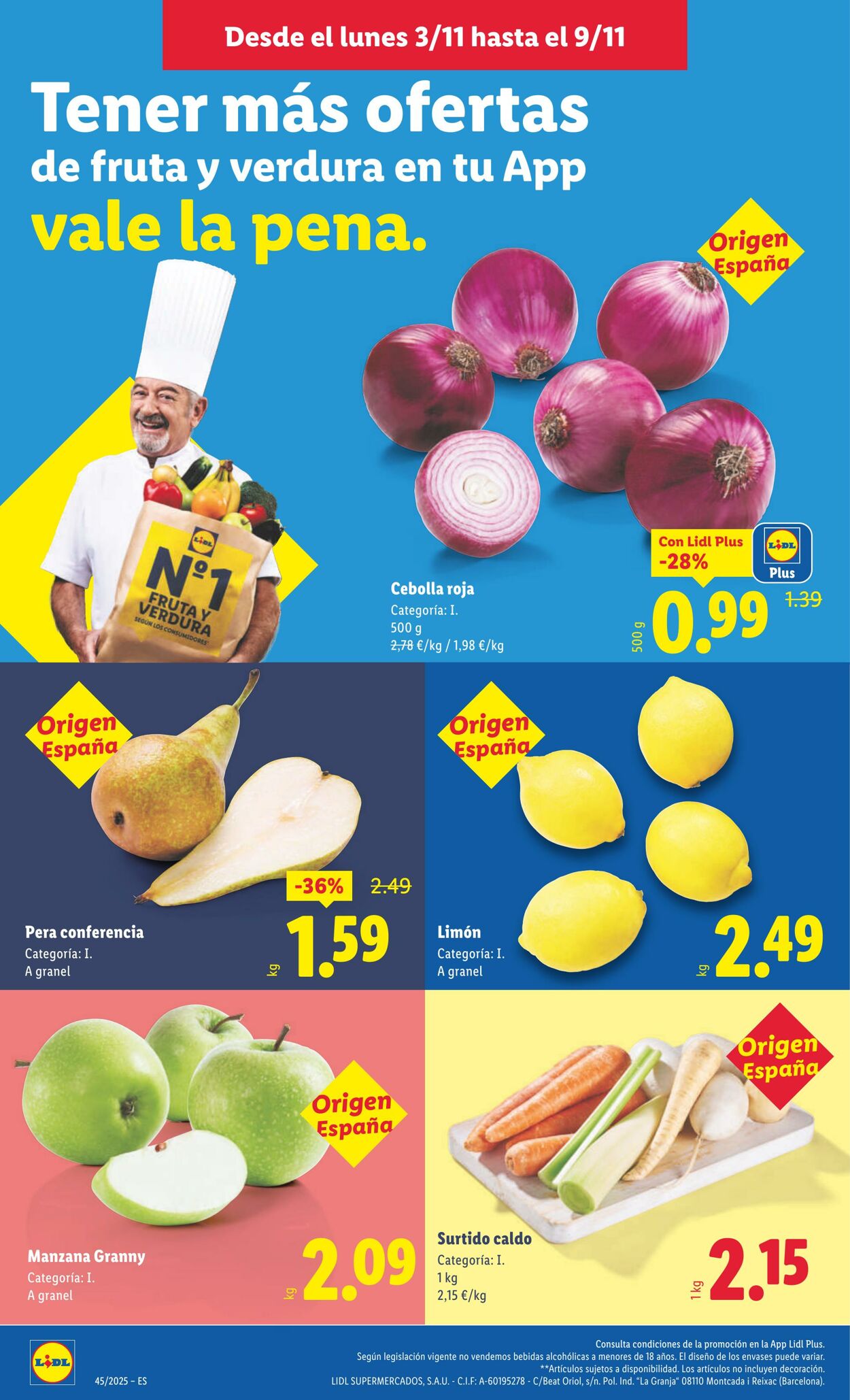 Folleto Lidl 03.11.2025 - 09.11.2025