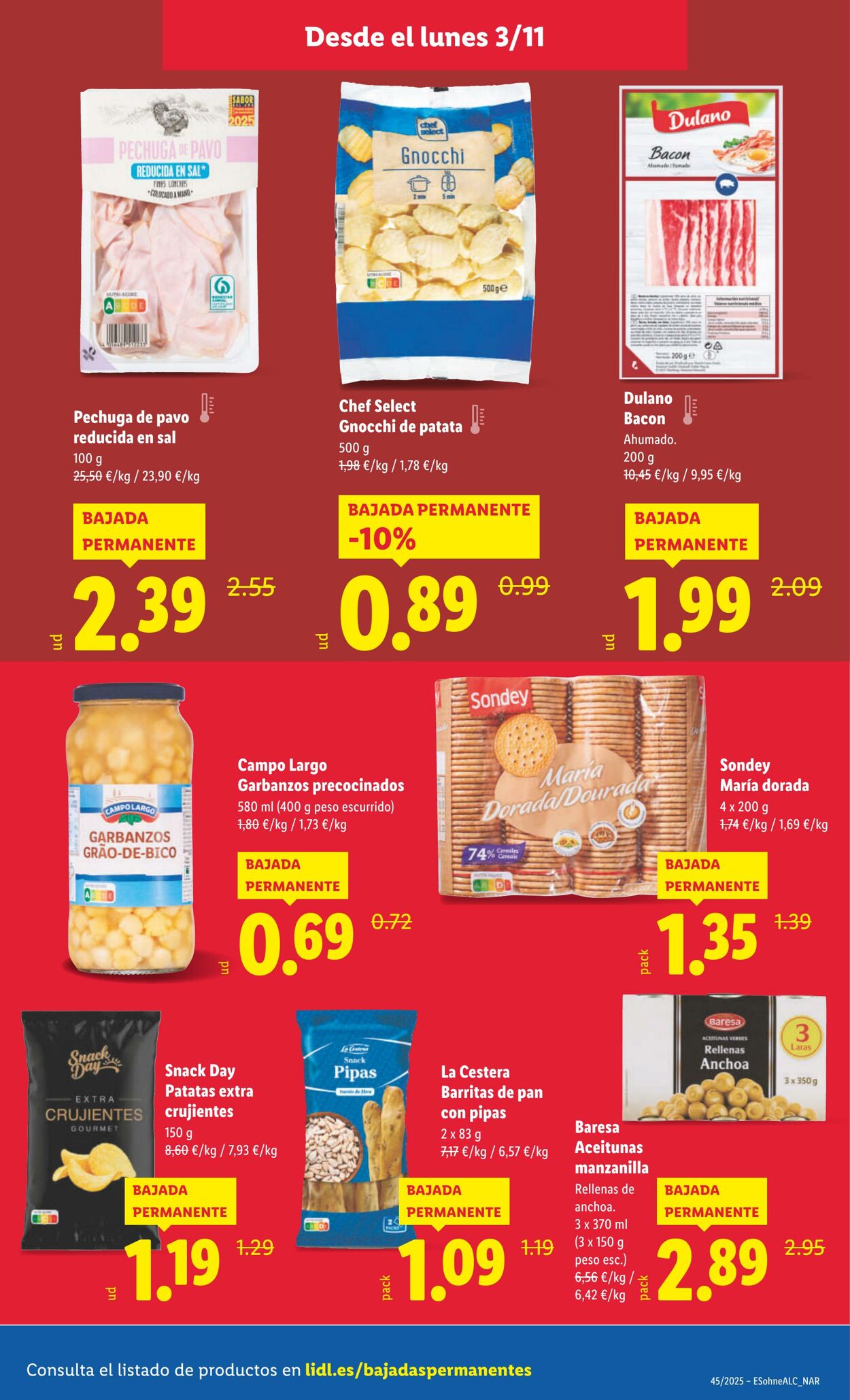 Folleto Lidl 03.11.2025 - 09.11.2025