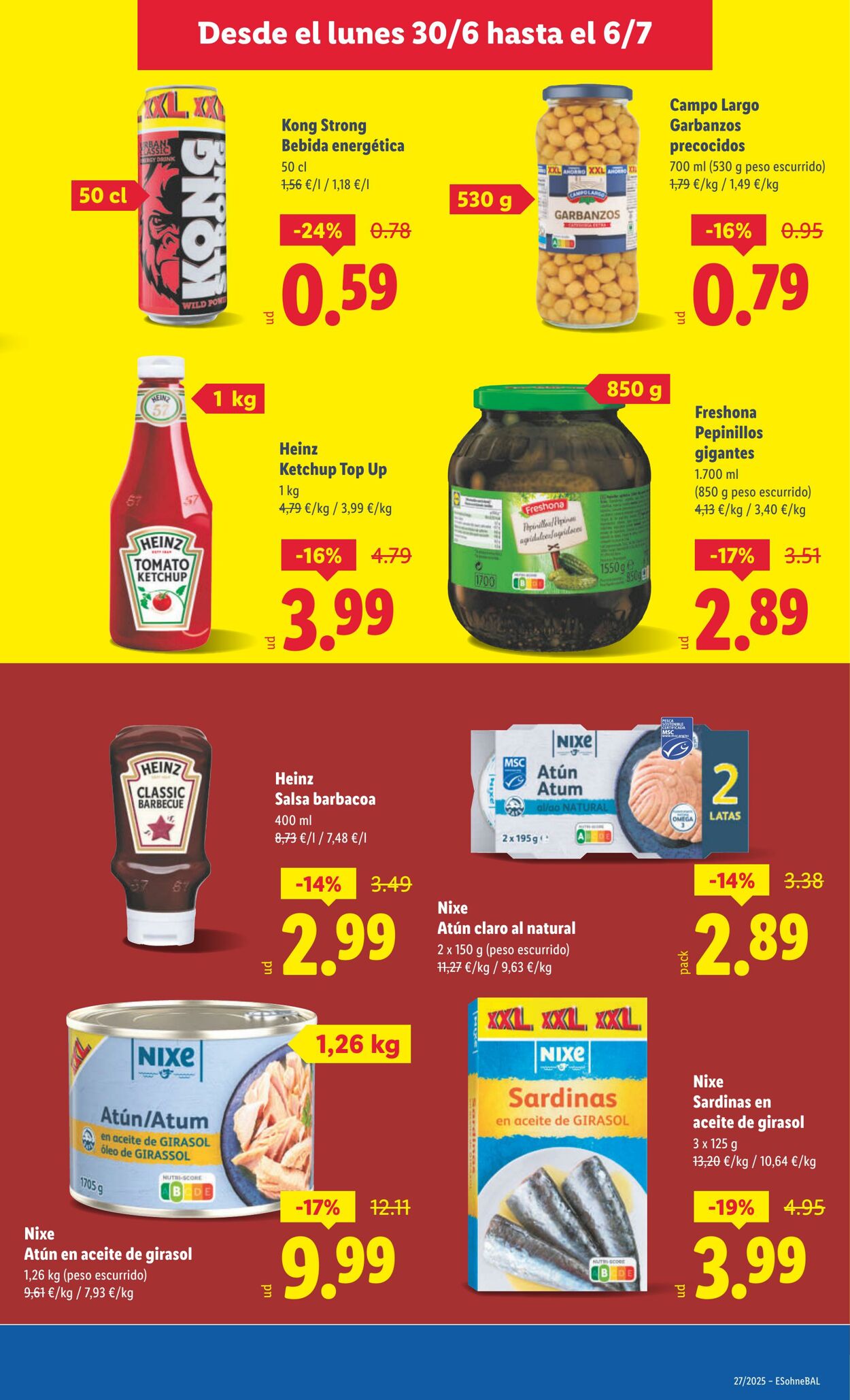 Folleto Lidl 30.06.2025 - 06.07.2025
