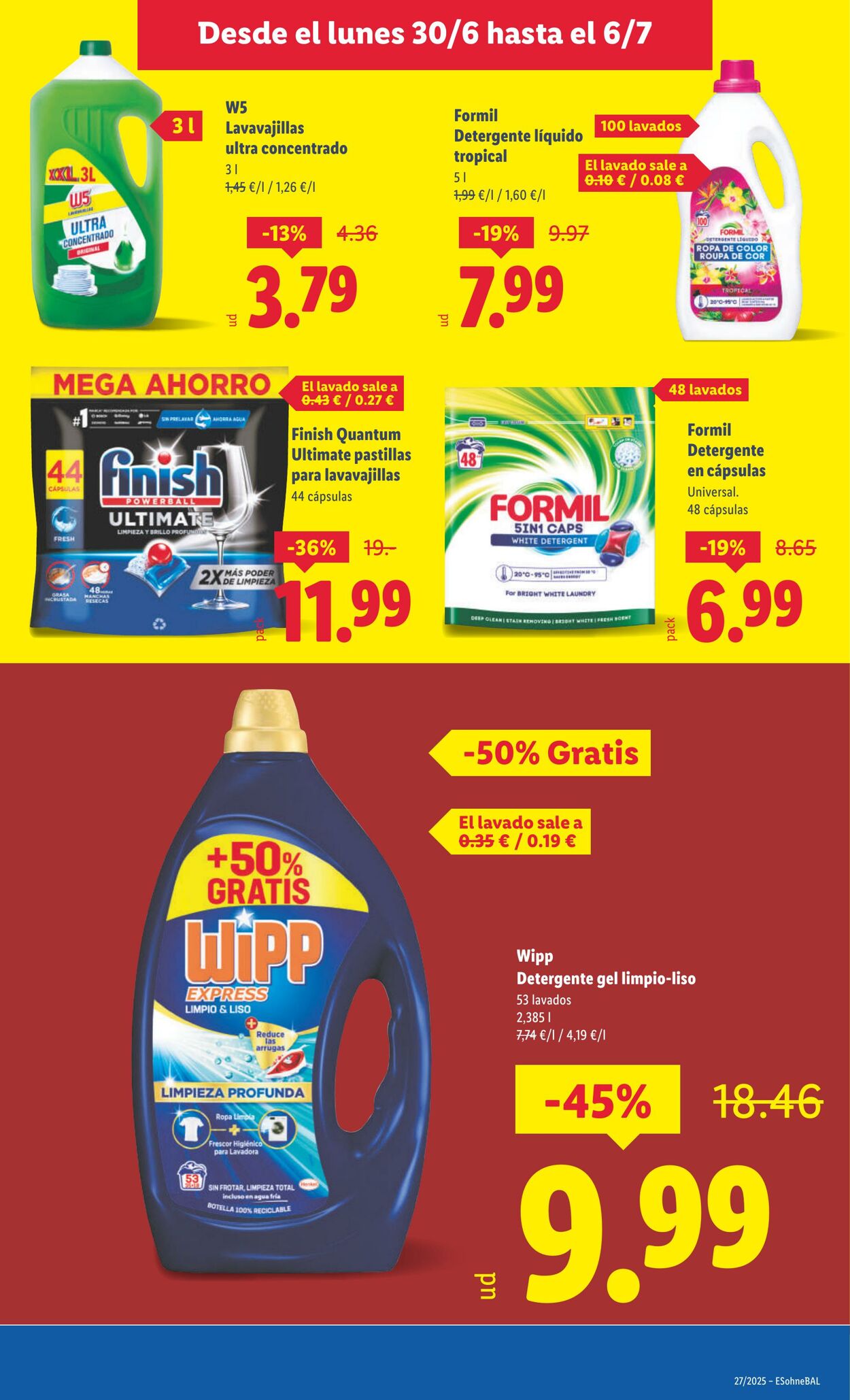 Folleto Lidl 30.06.2025 - 06.07.2025