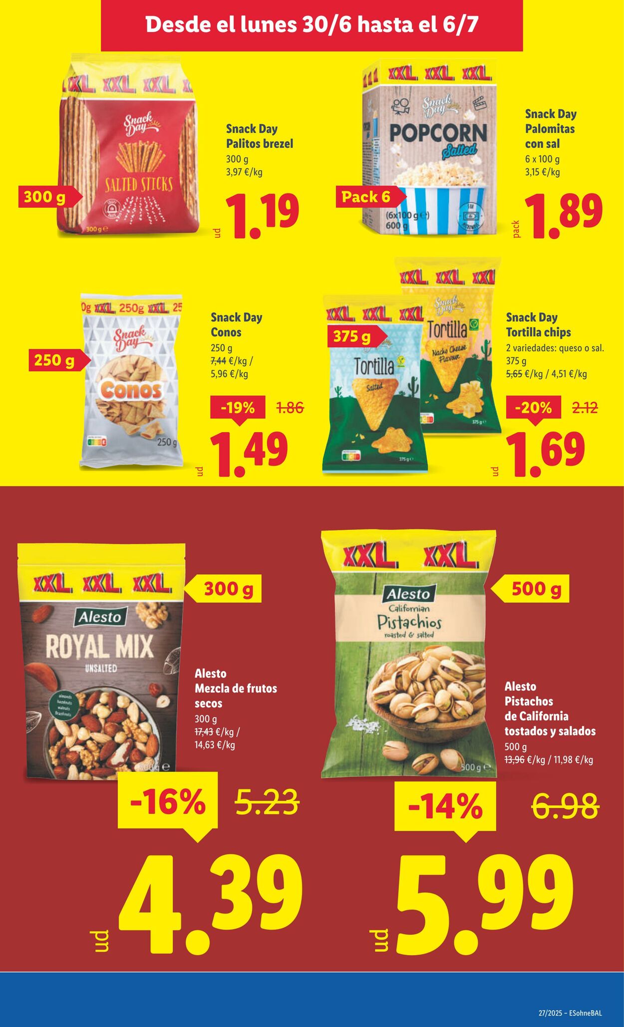 Folleto Lidl 30.06.2025 - 06.07.2025
