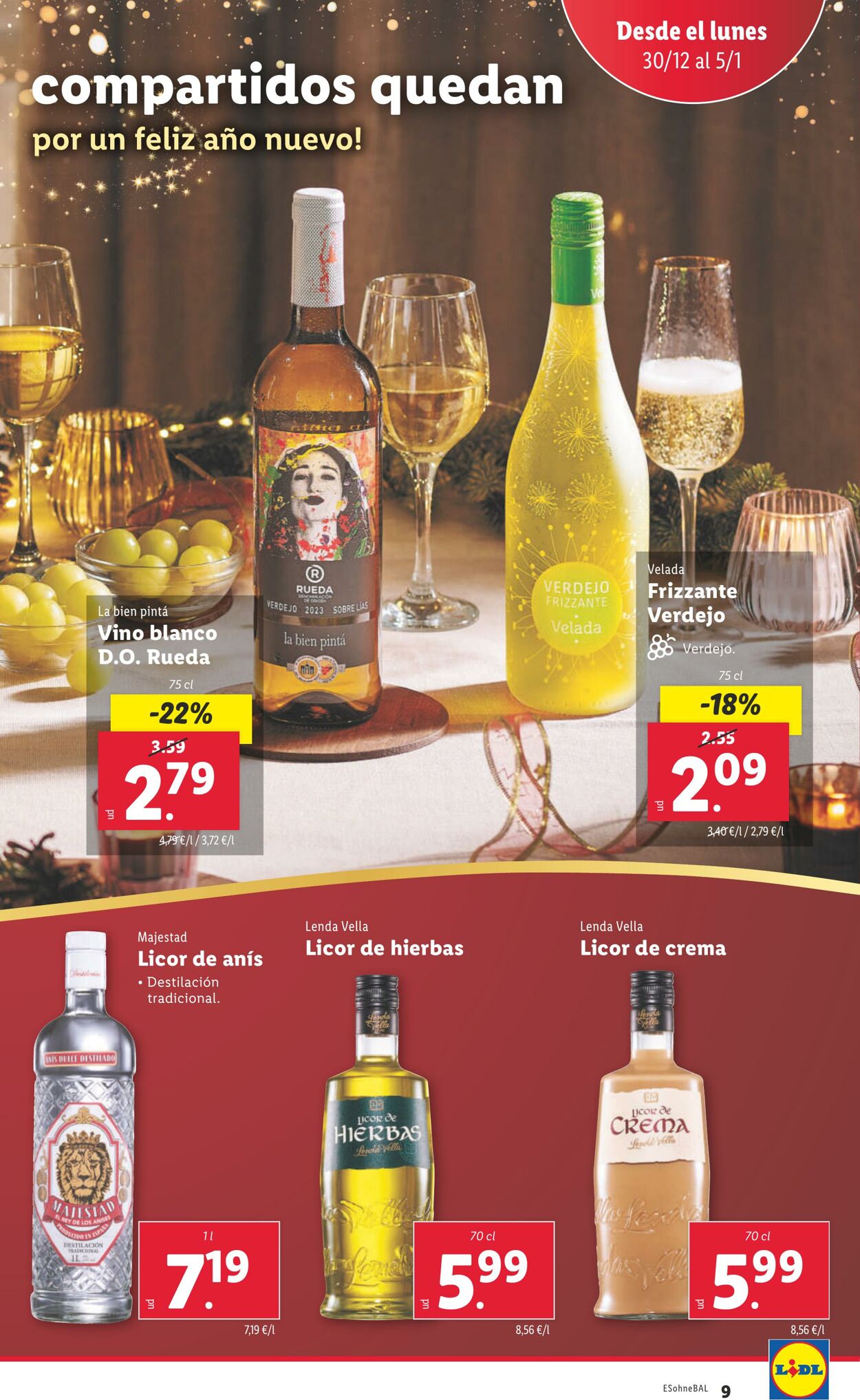 Folleto Lidl 30.12.2024 - 05.01.2025