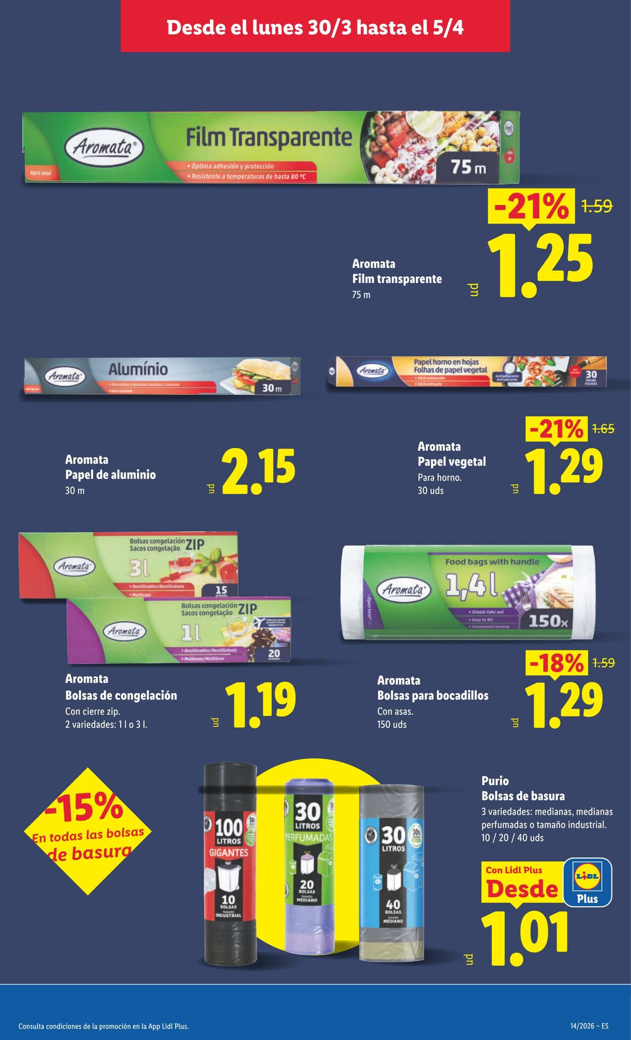 Folleto Lidl 30.03.2026 - 05.04.2026
