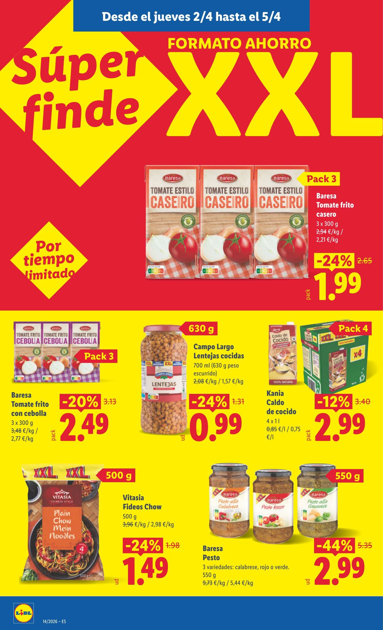 Folleto Lidl 30.03.2026 - 05.04.2026